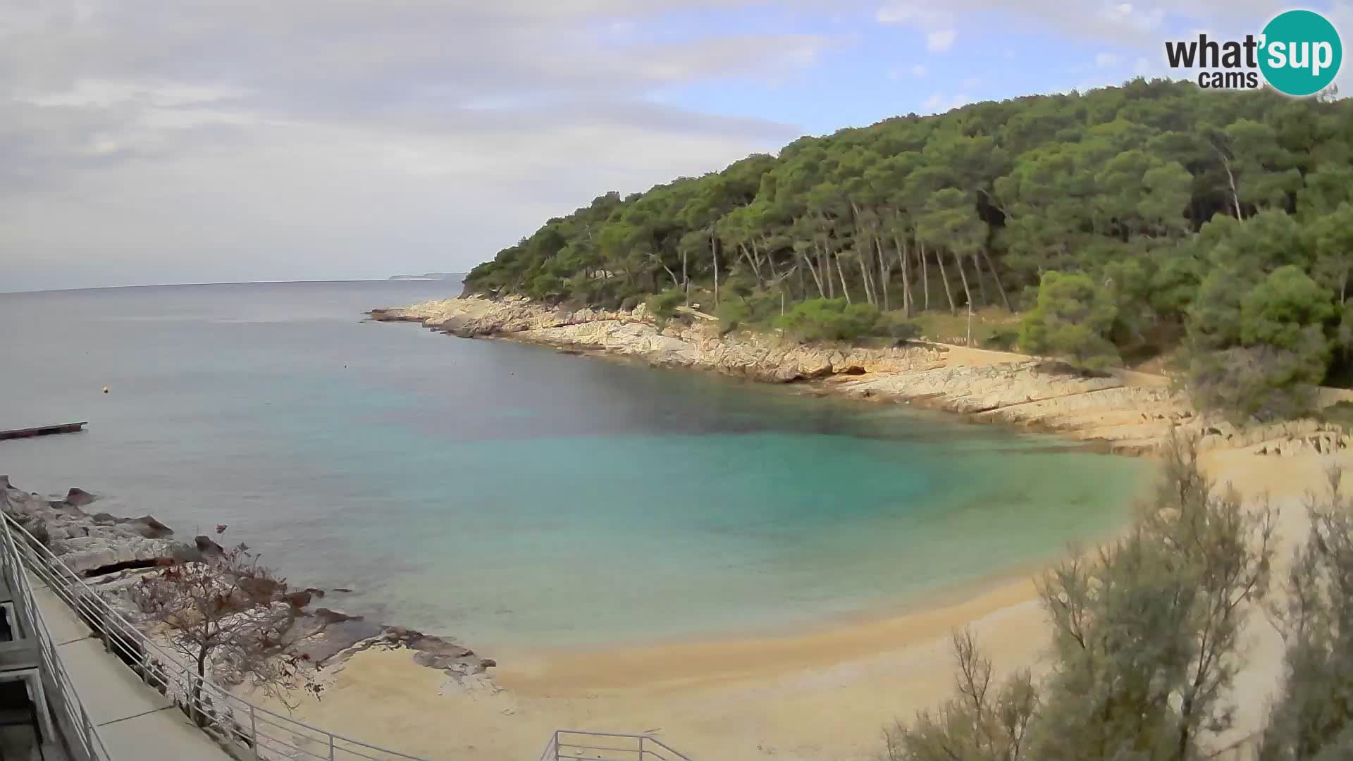 Webcam Mali Lošinj – spiaggia Sunčana uvala – Veli Žal