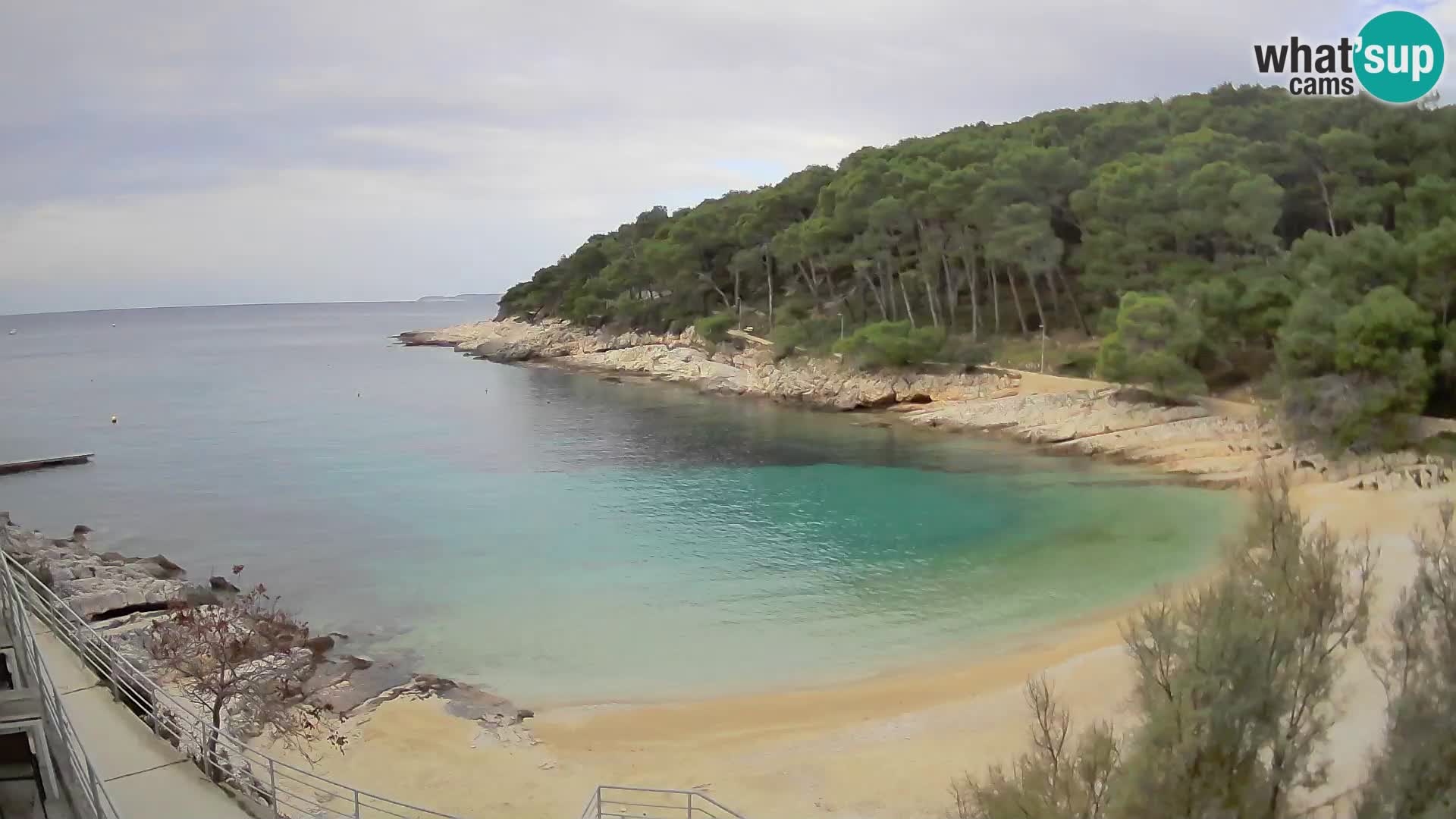 Webcam Mali Lošinj – spiaggia Sunčana uvala – Veli Žal