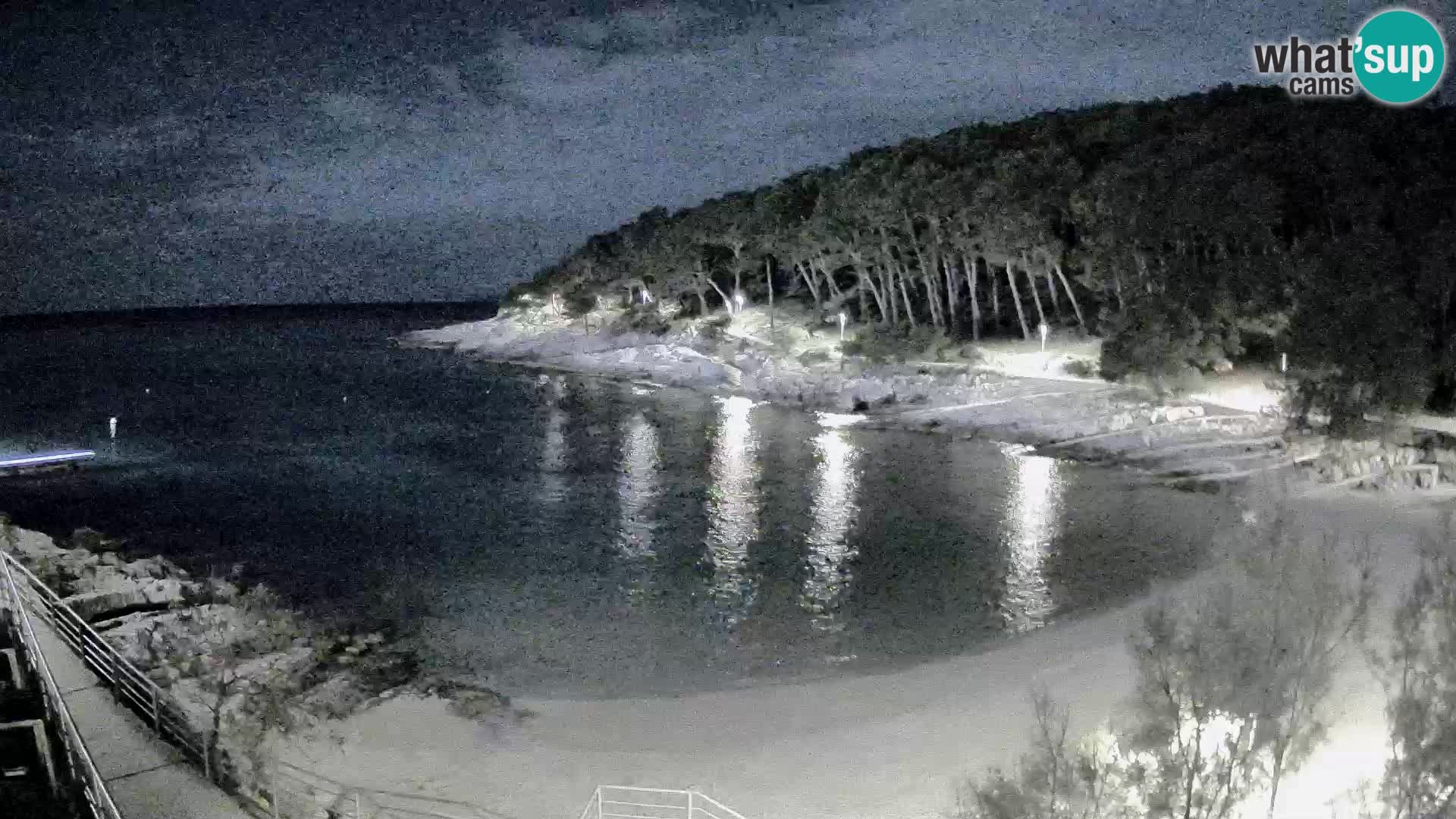 Webcam Mali Lošinj – playa Sunčana uvala – Veli Žal