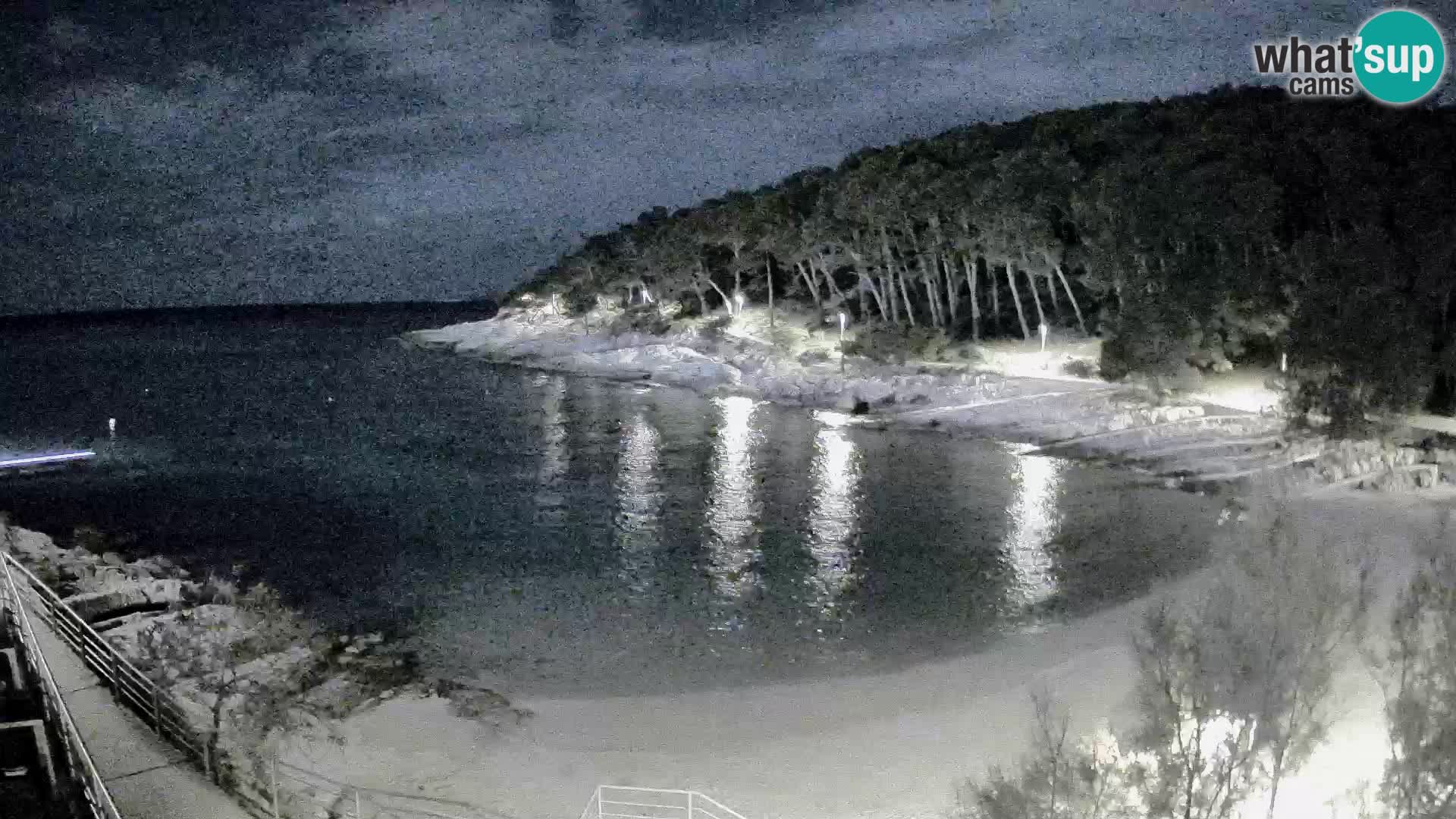 Spletna Kamera Mali Lošinj – plaža Sunčana uvala – Veli Žal