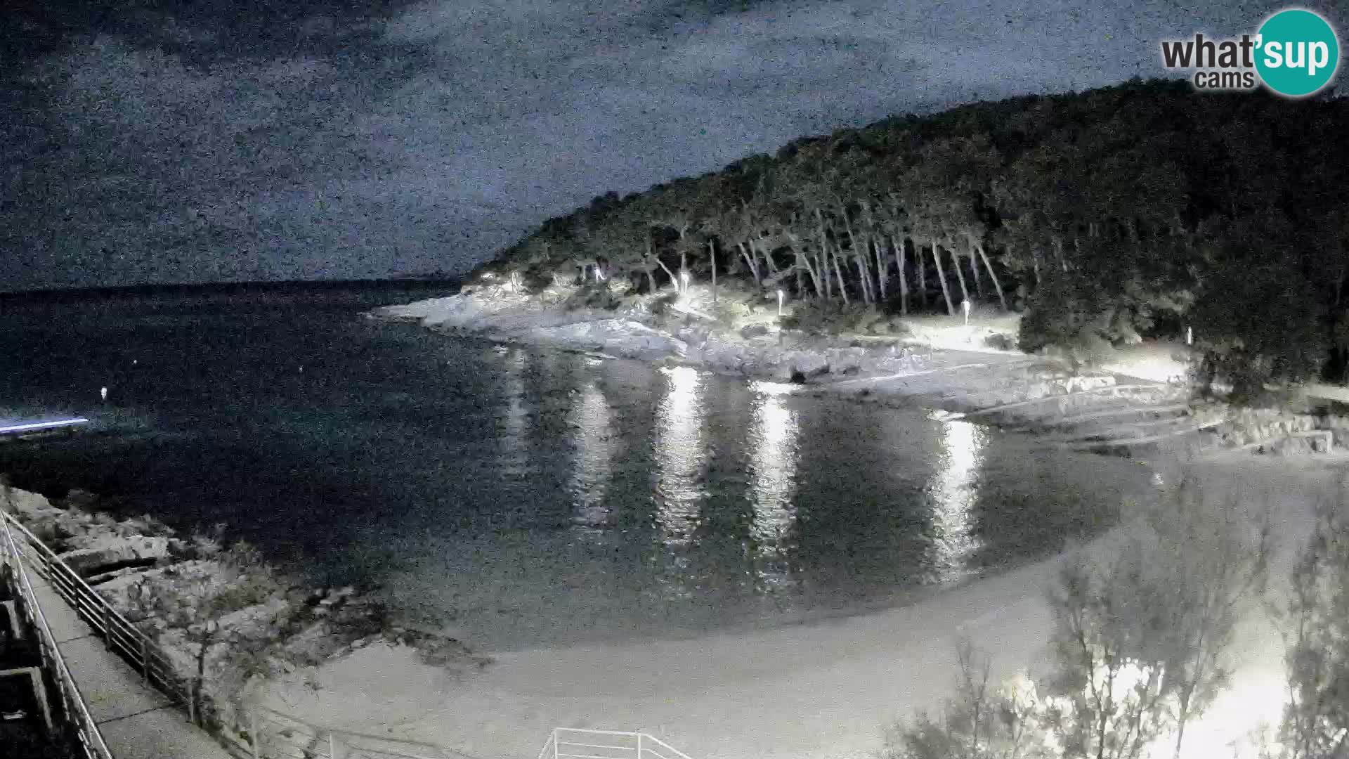 Webcam Mali Lošinj – playa Sunčana uvala – Veli Žal