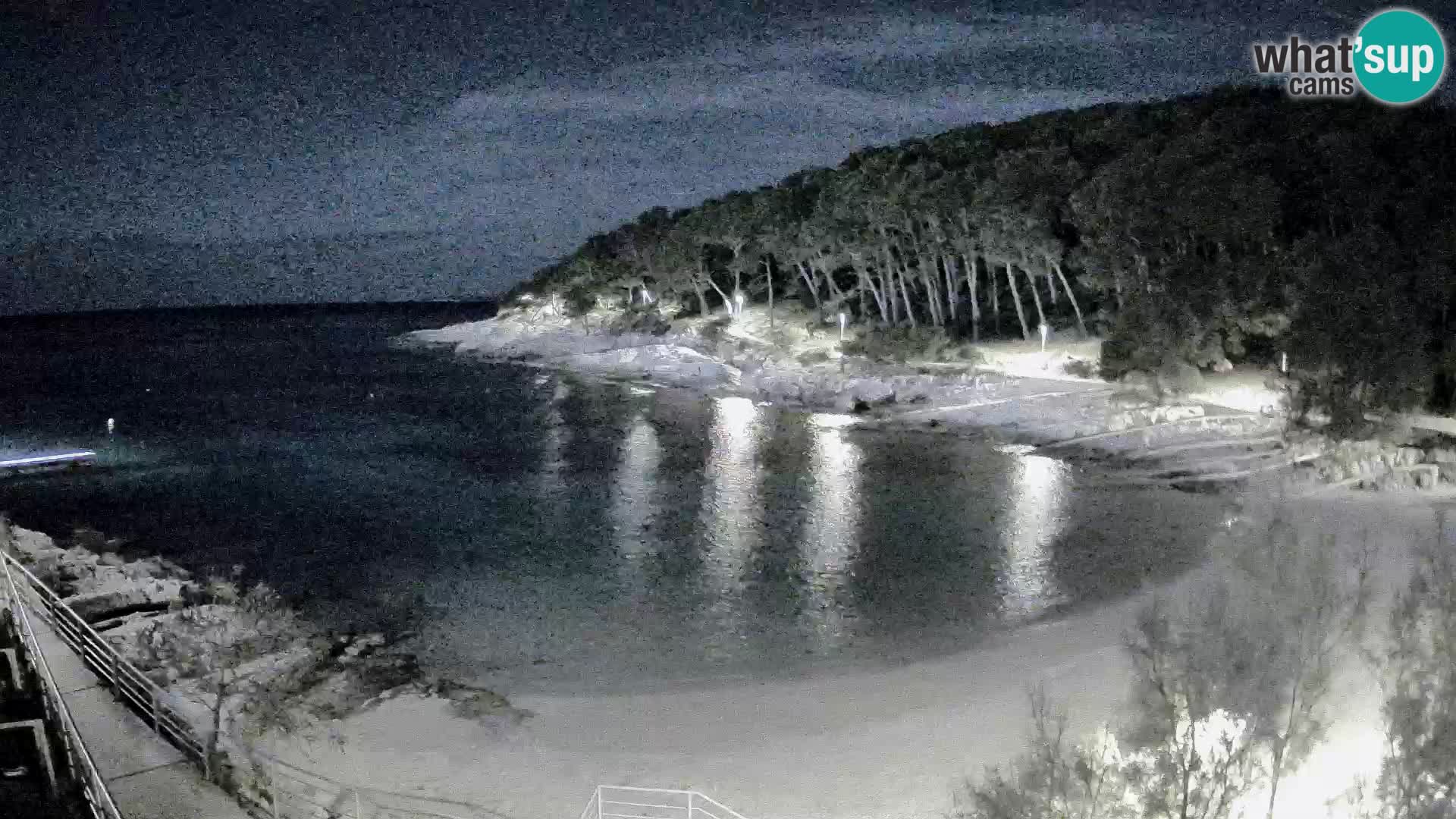 Webcam Mali Lošinj – playa Sunčana uvala – Veli Žal