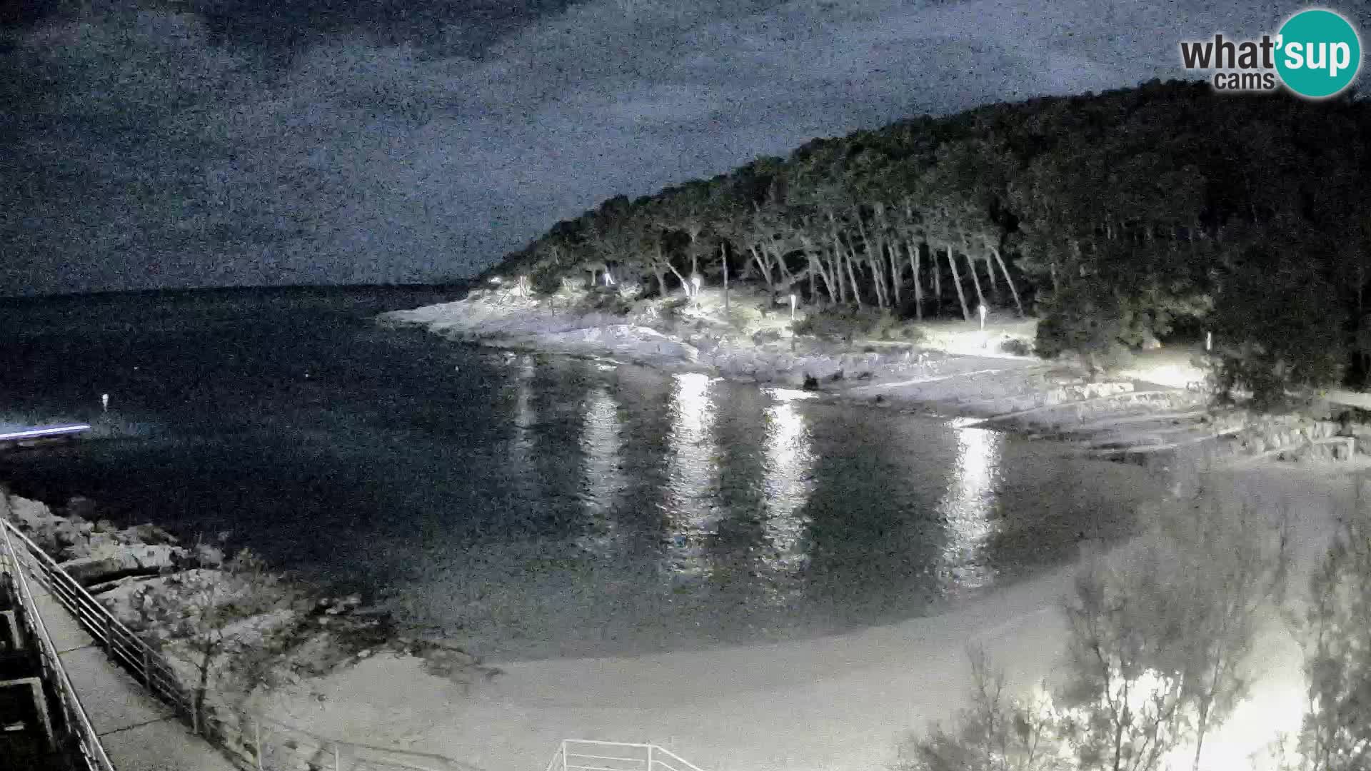 Webcam Mali Lošinj – playa Sunčana uvala – Veli Žal