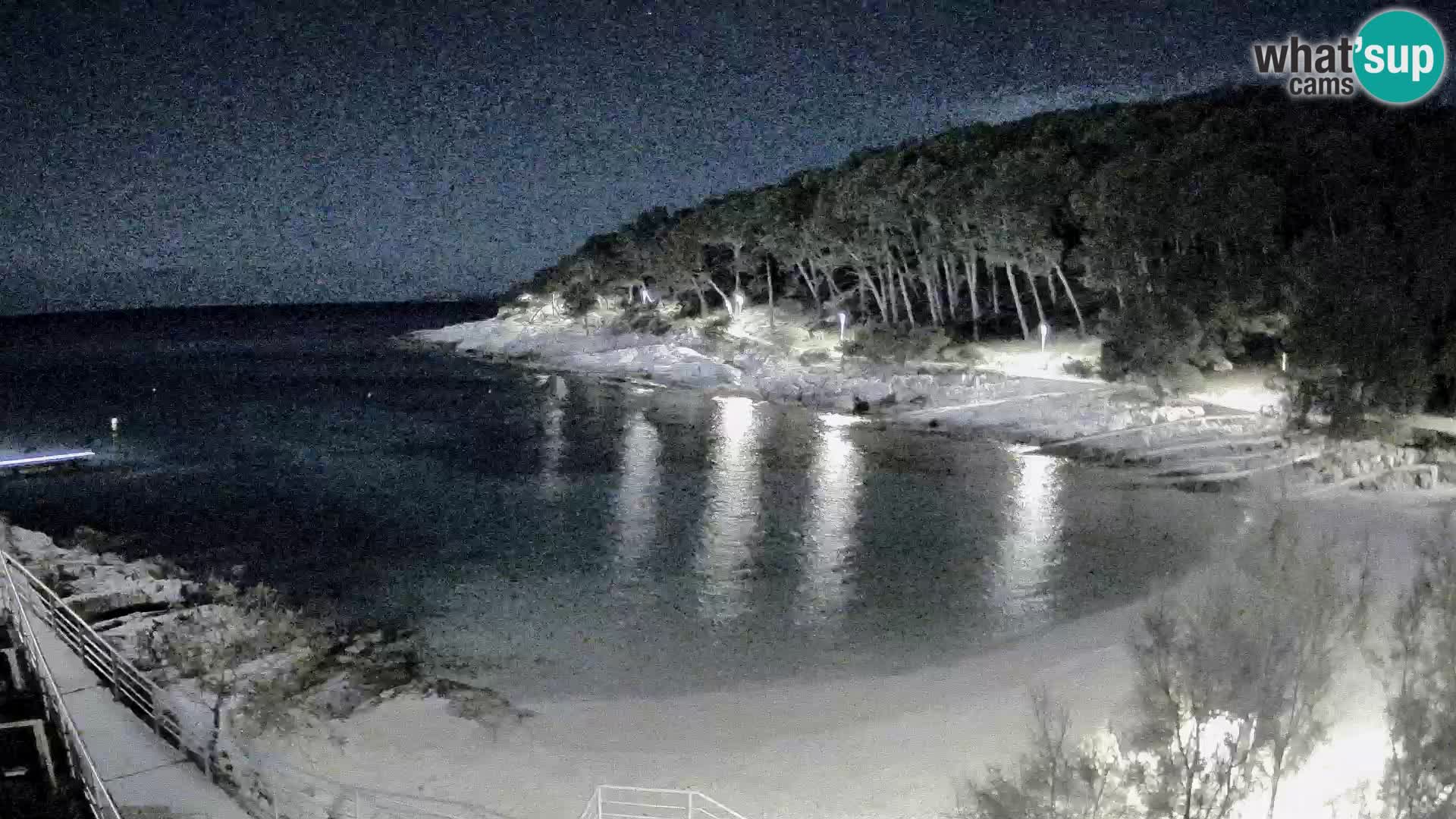 Webcam Mali Lošinj – playa Sunčana uvala – Veli Žal