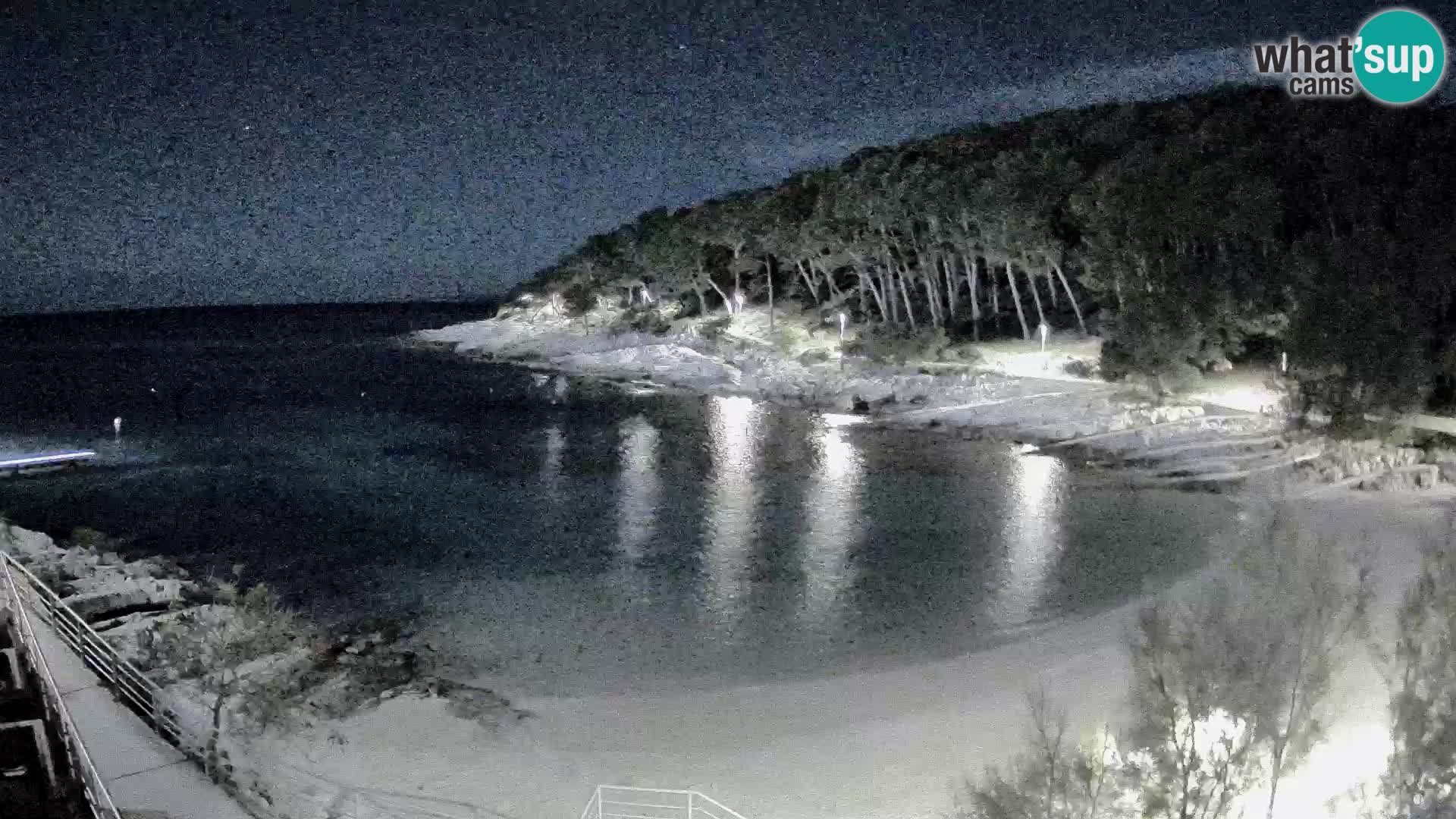 Webcam Mali Lošinj – playa Sunčana uvala – Veli Žal