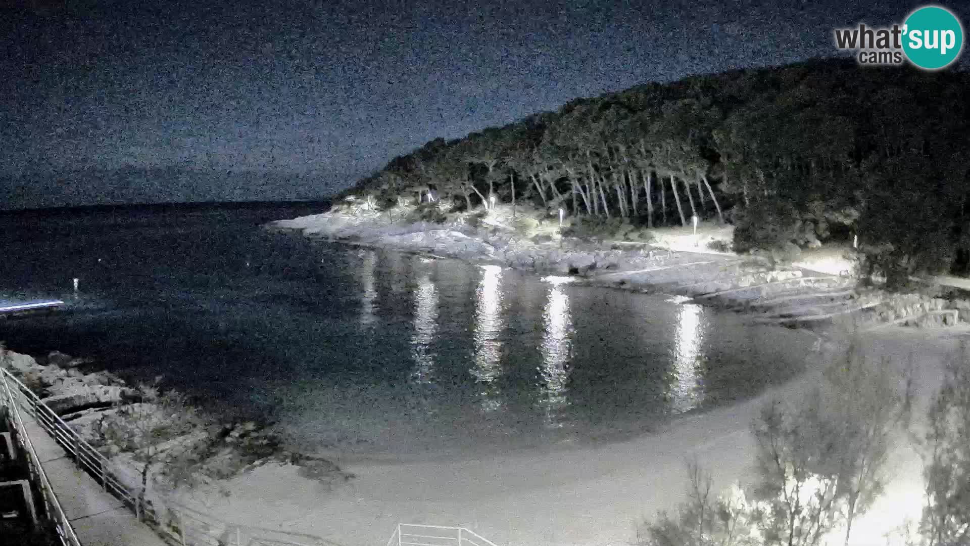 Webcam Mali Lošinj – playa Sunčana uvala – Veli Žal