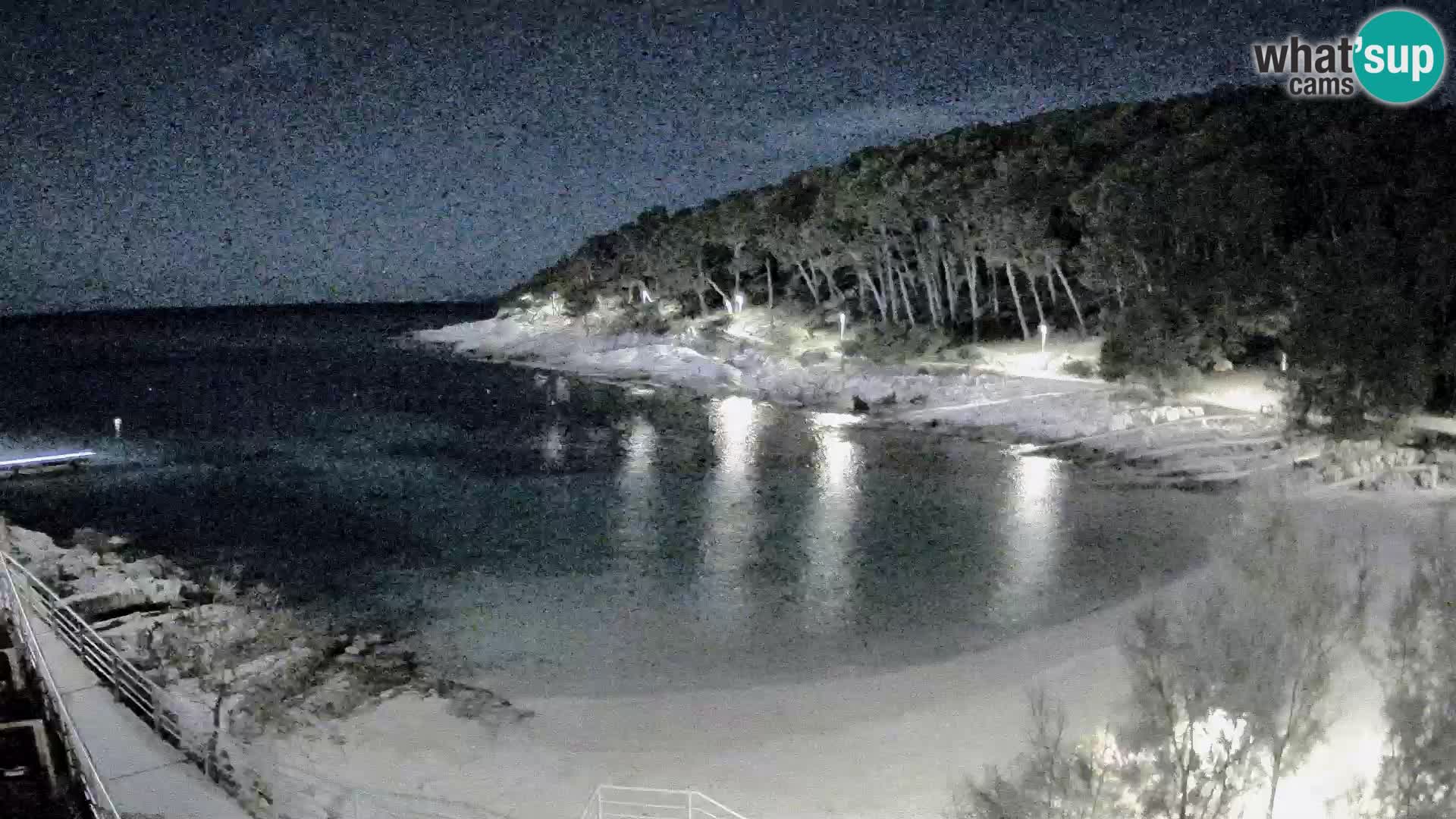 Webcam Mali Lošinj – playa Sunčana uvala – Veli Žal