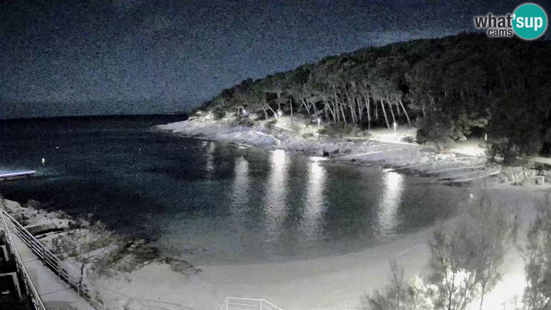 Webcam Mali Lošinj – playa Sunčana uvala – Veli Žal