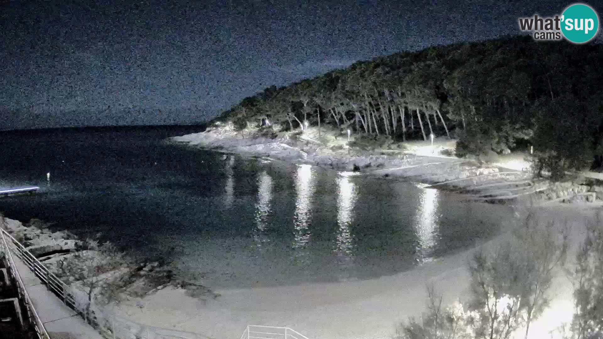 Webcam Mali Lošinj – playa Sunčana uvala – Veli Žal