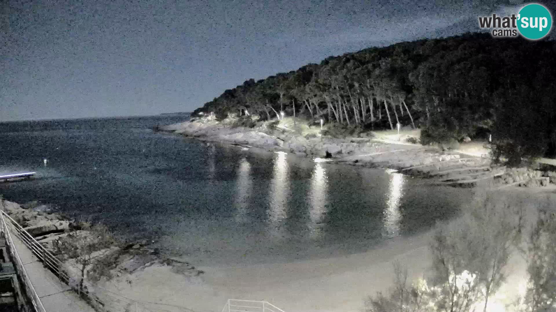 Webcam Mali Lošinj – playa Sunčana uvala – Veli Žal