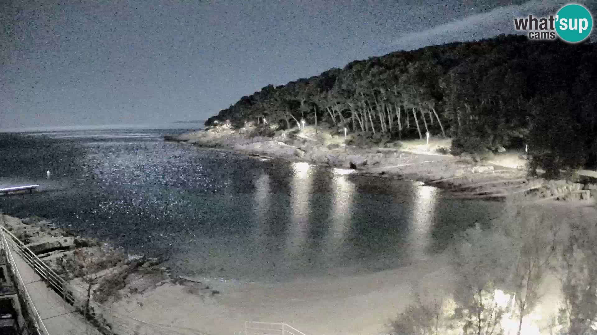 Webcam Mali Lošinj – spiaggia Sunčana uvala – Veli Žal