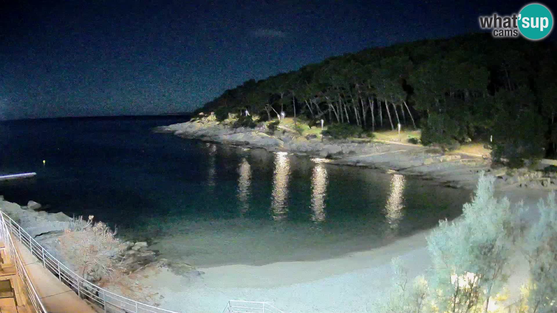 Spletna Kamera Mali Lošinj – plaža Sunčana uvala – Veli Žal