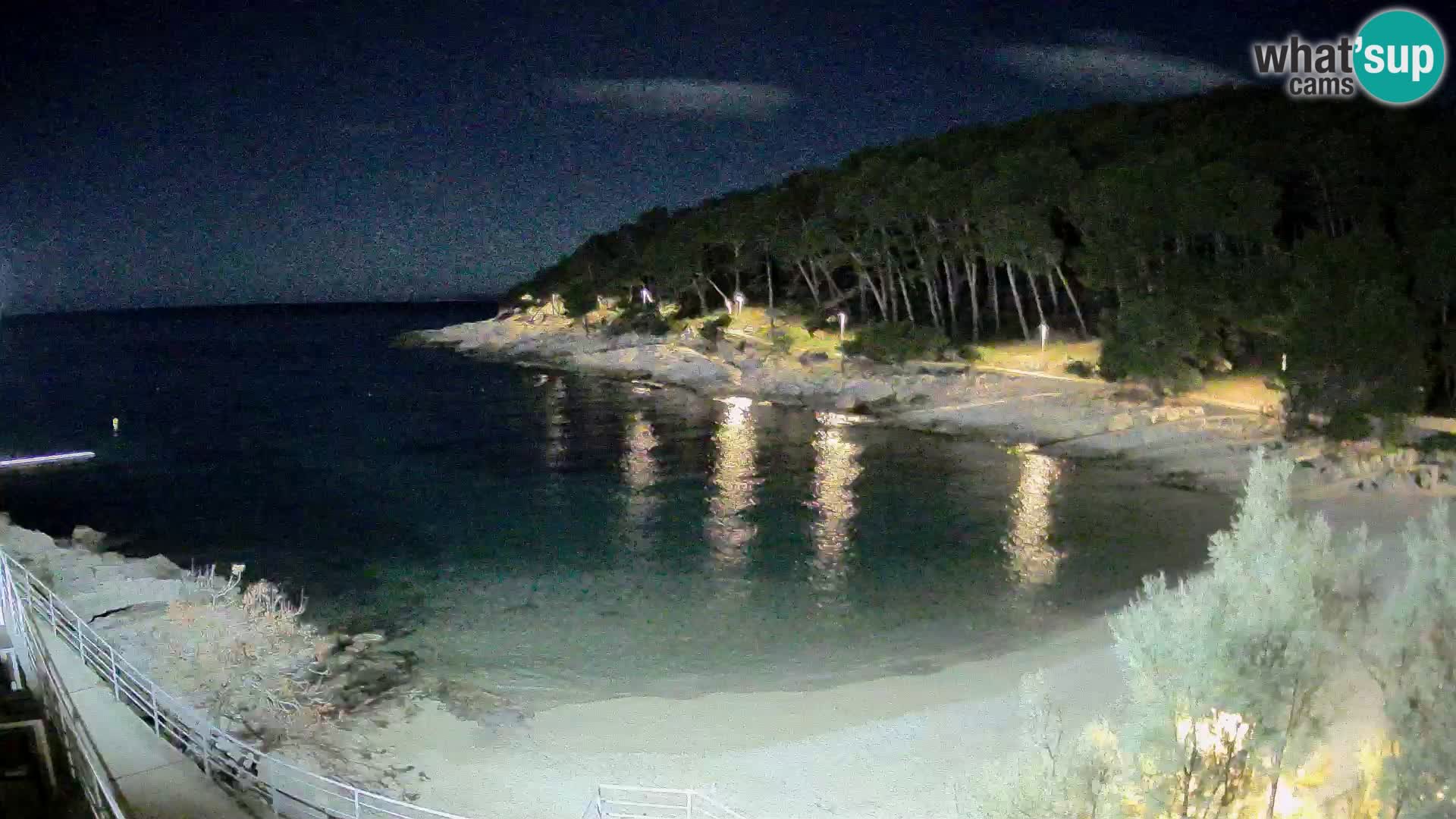 Webcam Mali Lošinj – playa Sunčana uvala – Veli Žal