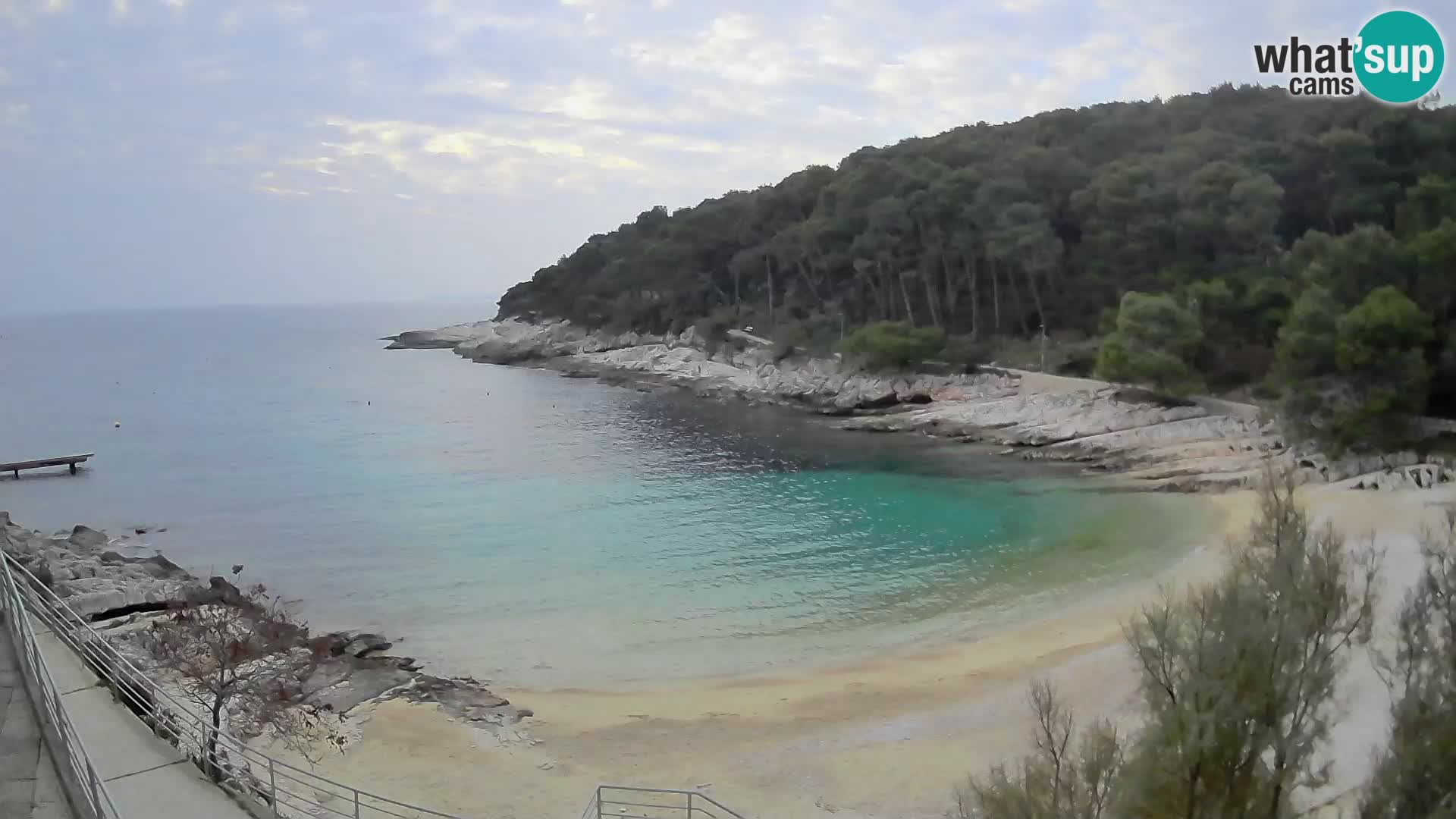 Spletna Kamera Mali Lošinj – plaža Sunčana uvala – Veli Žal