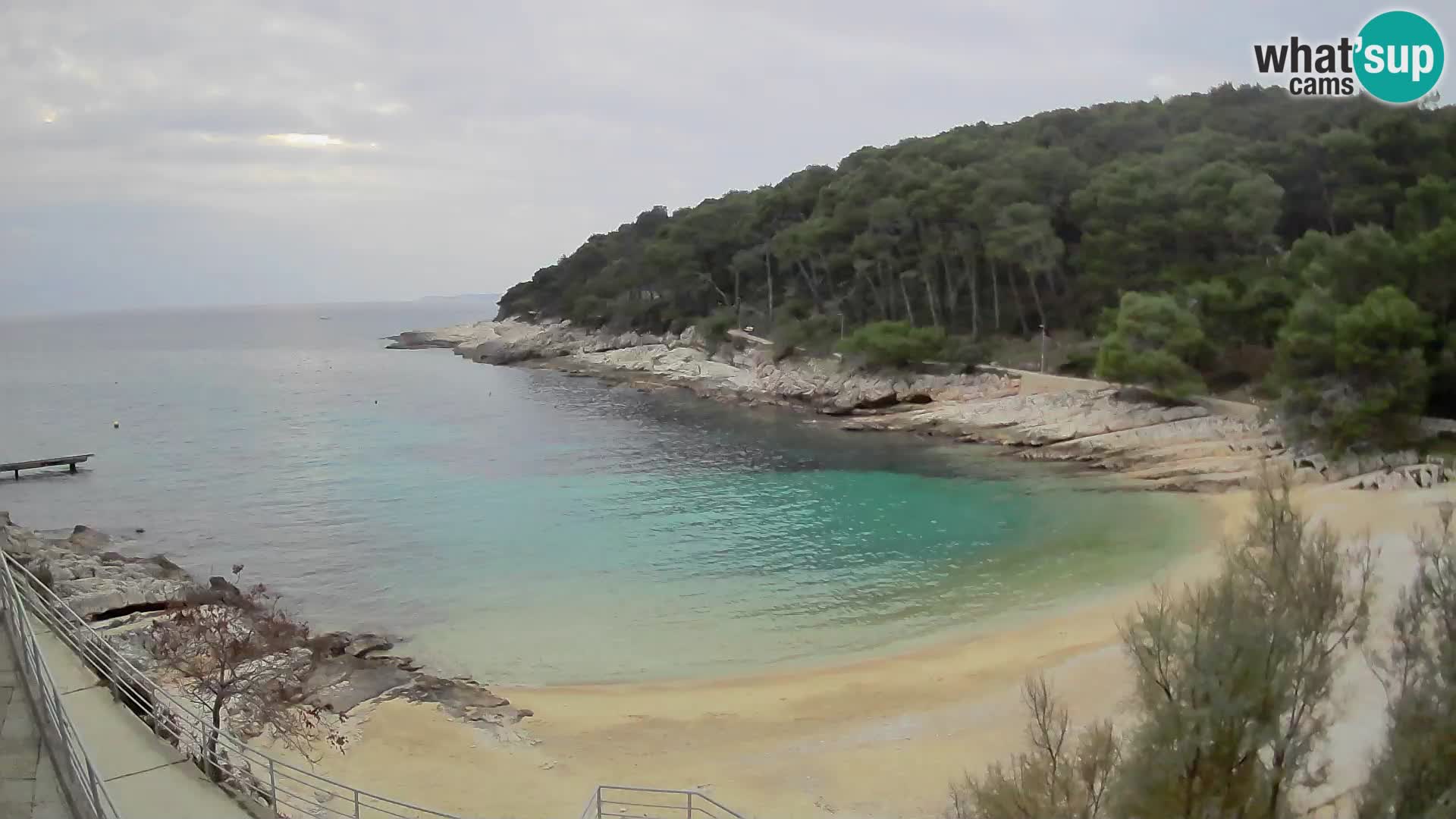 Webcam Mali Lošinj – Sunčana uvala beach – Veli Žal