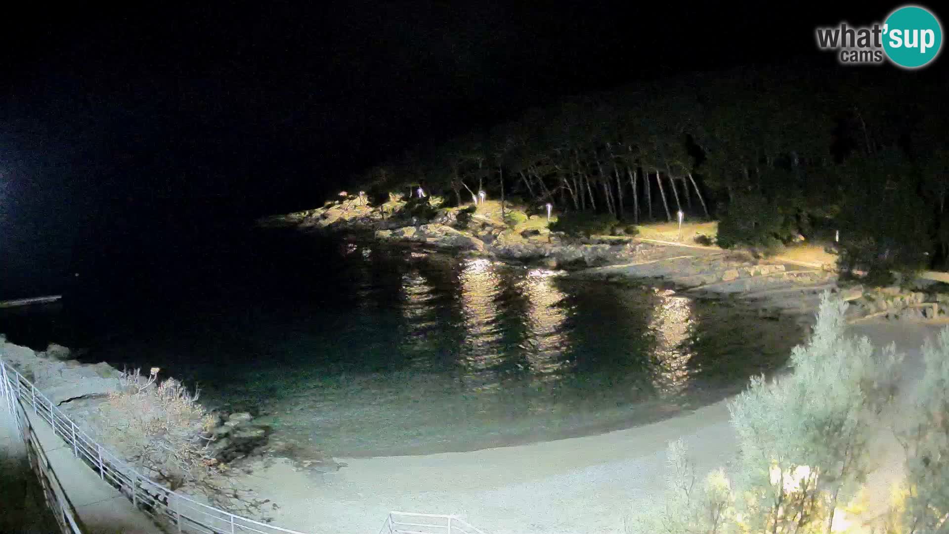 Spletna Kamera Mali Lošinj – plaža Sunčana uvala – Veli Žal