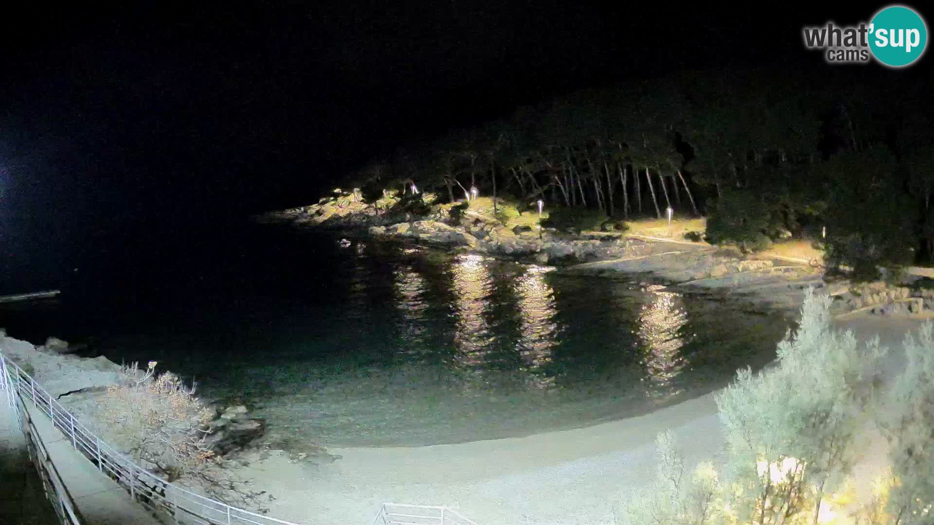 Webcam Mali Lošinj – playa Sunčana uvala – Veli Žal