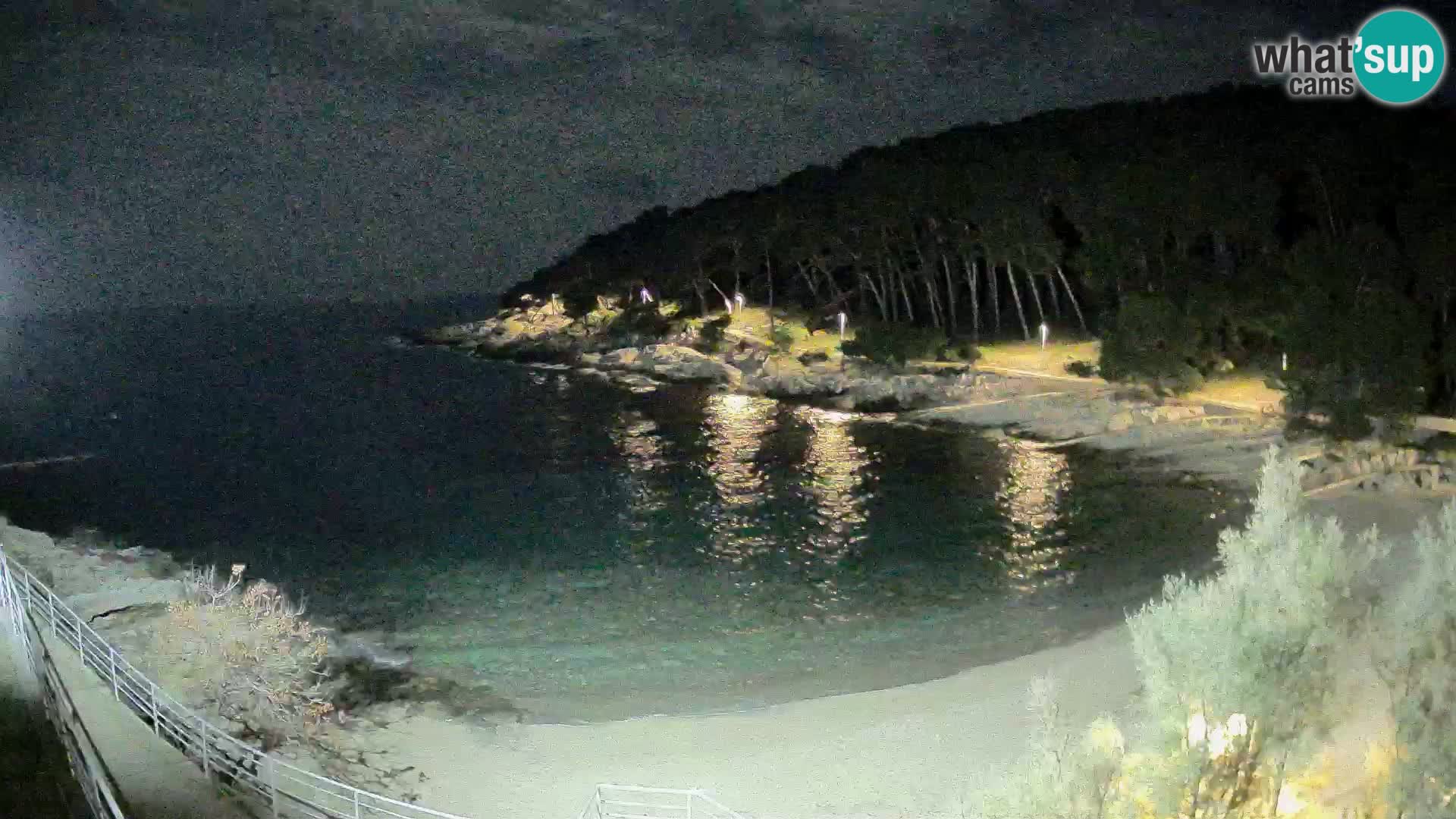 Spletna Kamera Mali Lošinj – plaža Sunčana uvala – Veli Žal