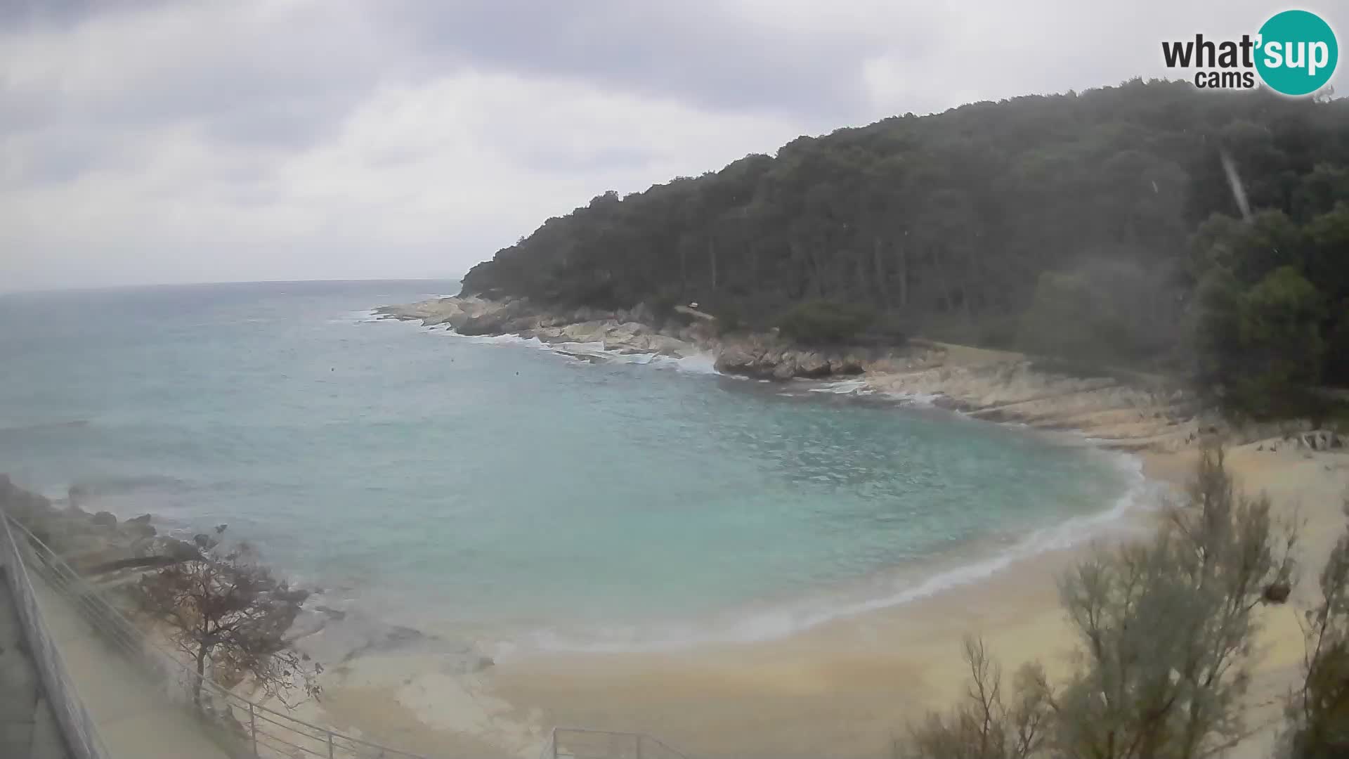 Webcam Mali Lošinj – spiaggia Sunčana uvala – Veli Žal