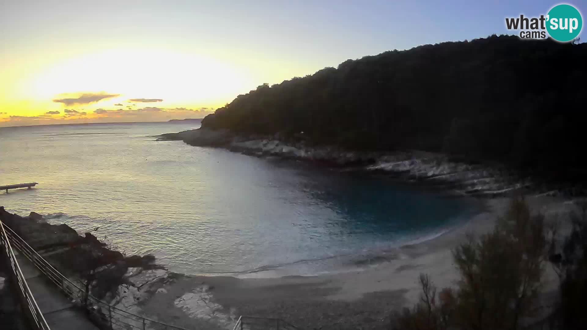 Webcam Mali Lošinj – spiaggia Sunčana uvala – Veli Žal