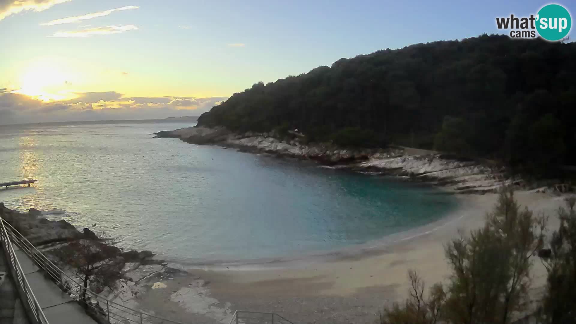 Spletna Kamera Mali Lošinj – plaža Sunčana uvala – Veli Žal