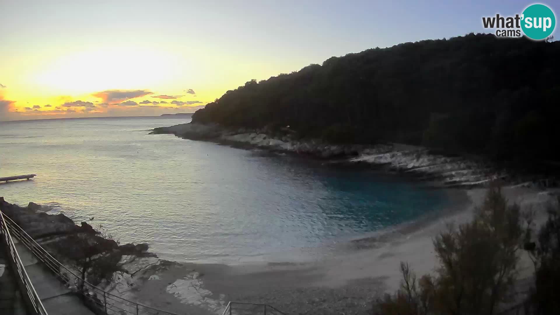 Webcam Mali Lošinj – spiaggia Sunčana uvala – Veli Žal