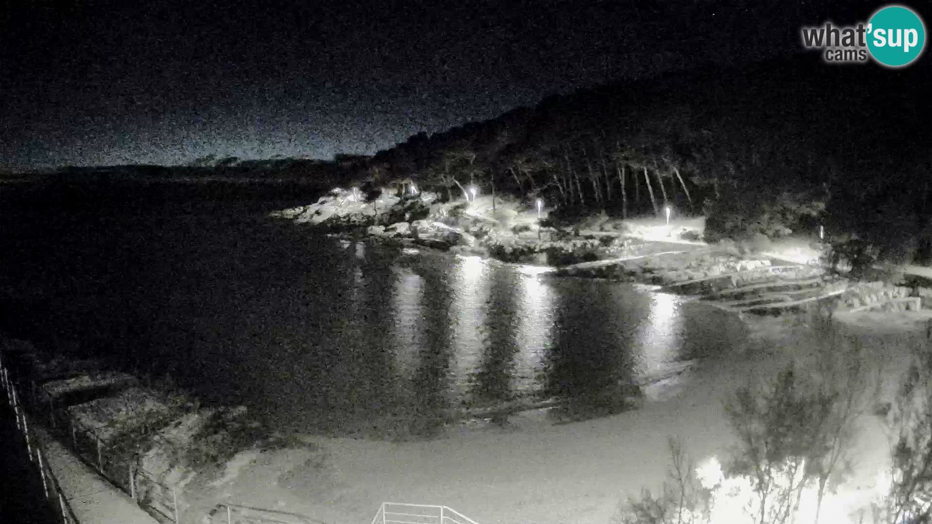 Webcam Mali Lošinj – playa Sunčana uvala – Veli Žal