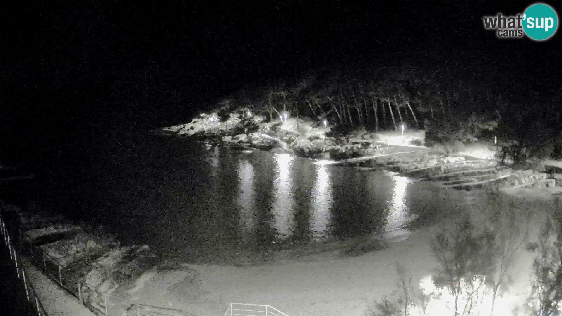 Webcam Mali Lošinj – playa Sunčana uvala – Veli Žal