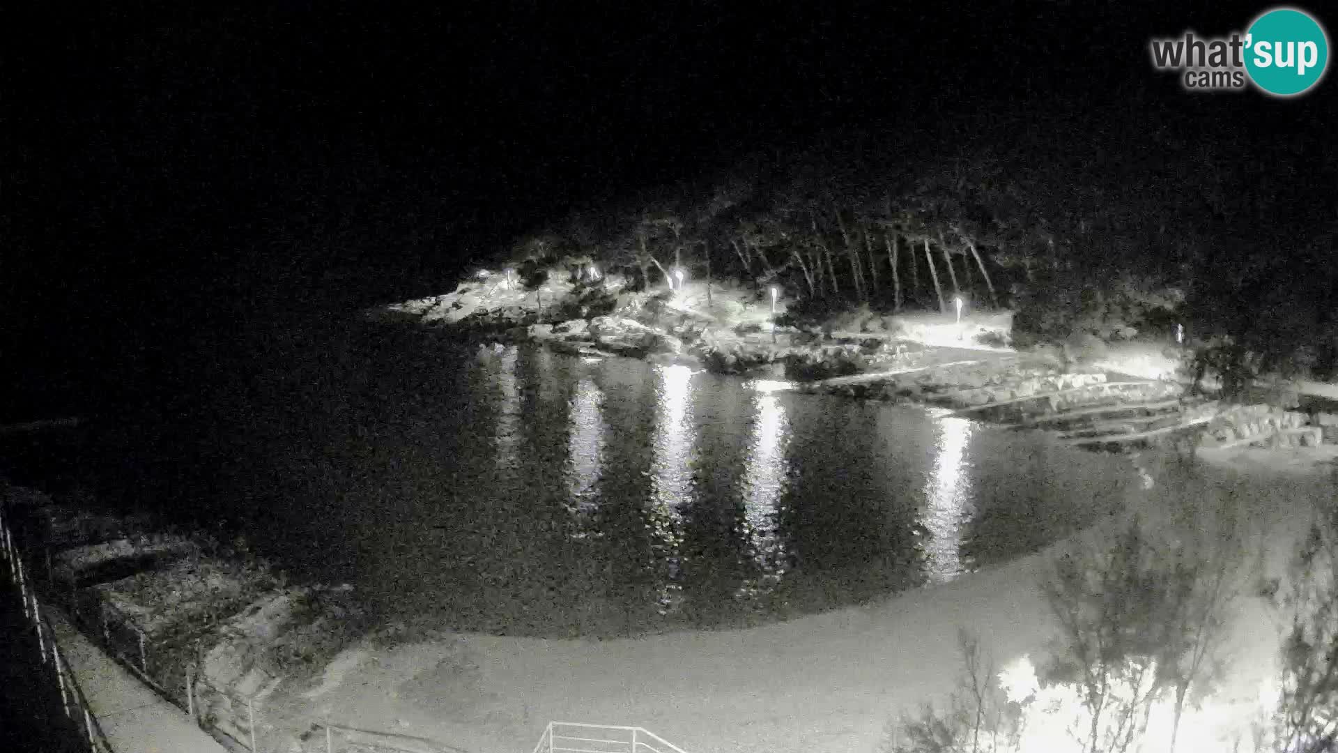 Webcam Mali Lošinj – playa Sunčana uvala – Veli Žal