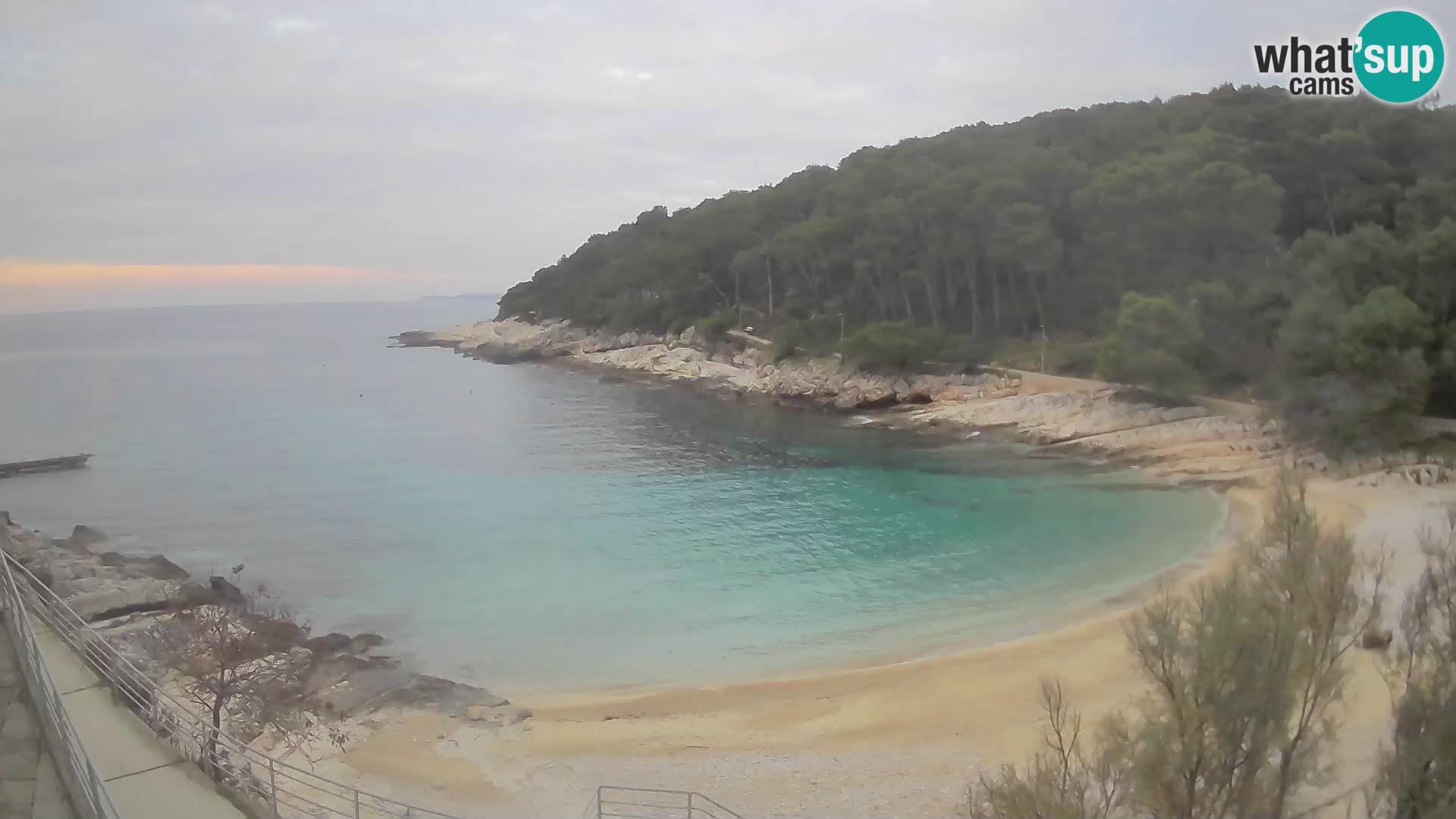 Webcam Mali Lošinj – spiaggia Sunčana uvala – Veli Žal