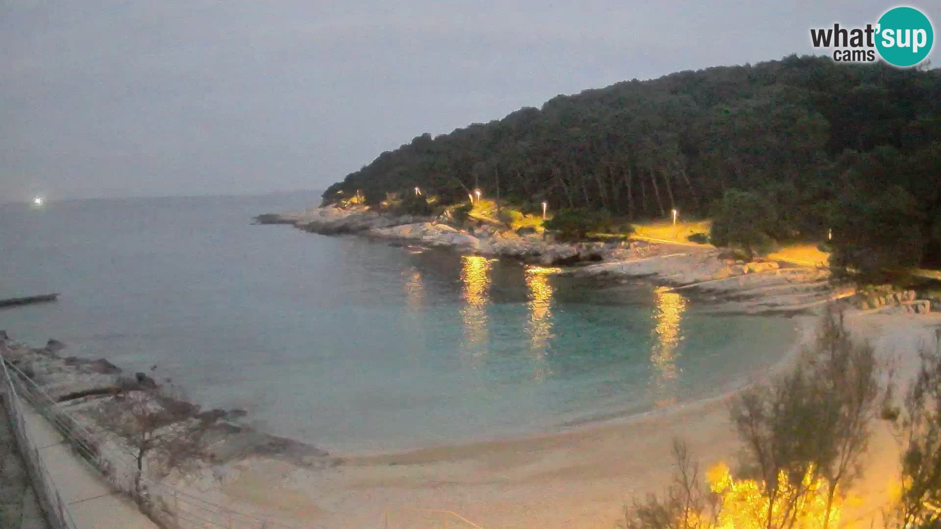 Webcam Mali Lošinj – spiaggia Sunčana uvala – Veli Žal