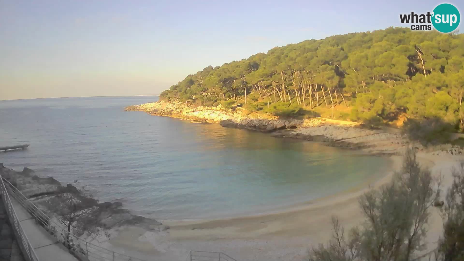 Webcam Mali Lošinj – spiaggia Sunčana uvala – Veli Žal