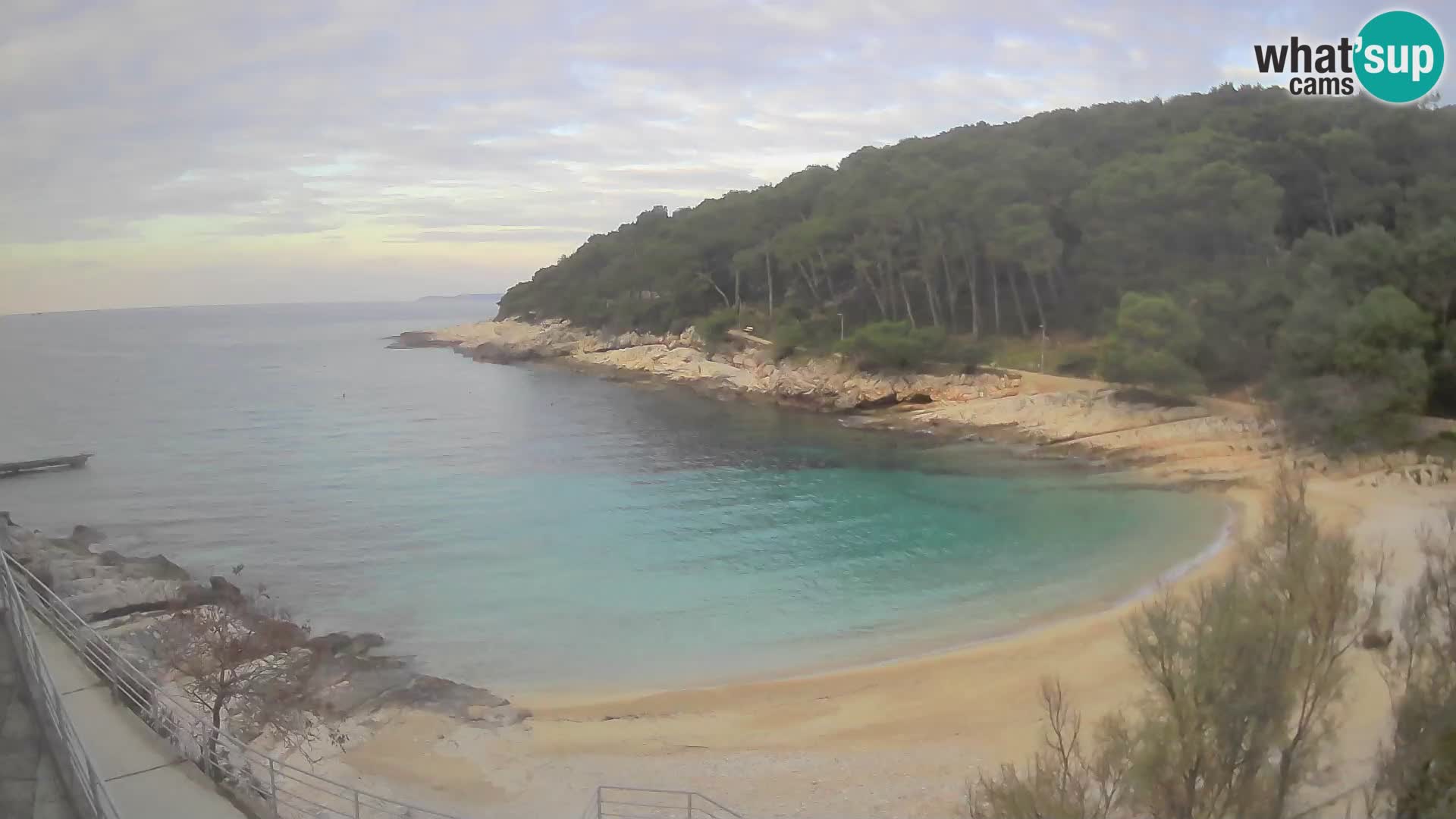 Webcam Mali Lošinj – spiaggia Sunčana uvala – Veli Žal