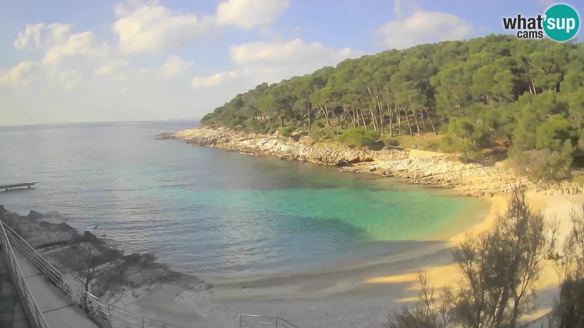 Webcam Mali Lošinj – spiaggia Sunčana uvala – Veli Žal