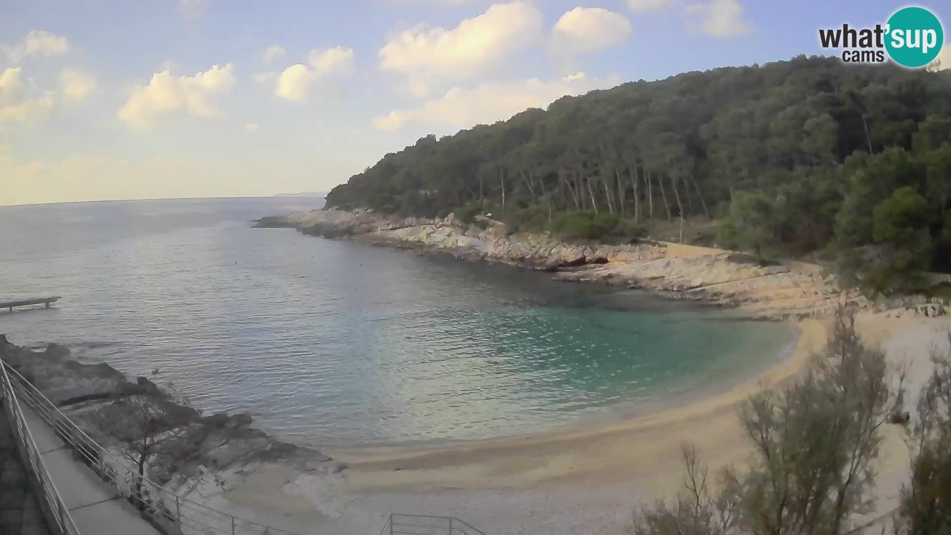 Webcam Mali Lošinj – Sunčana uvala Strand – Veli Žal