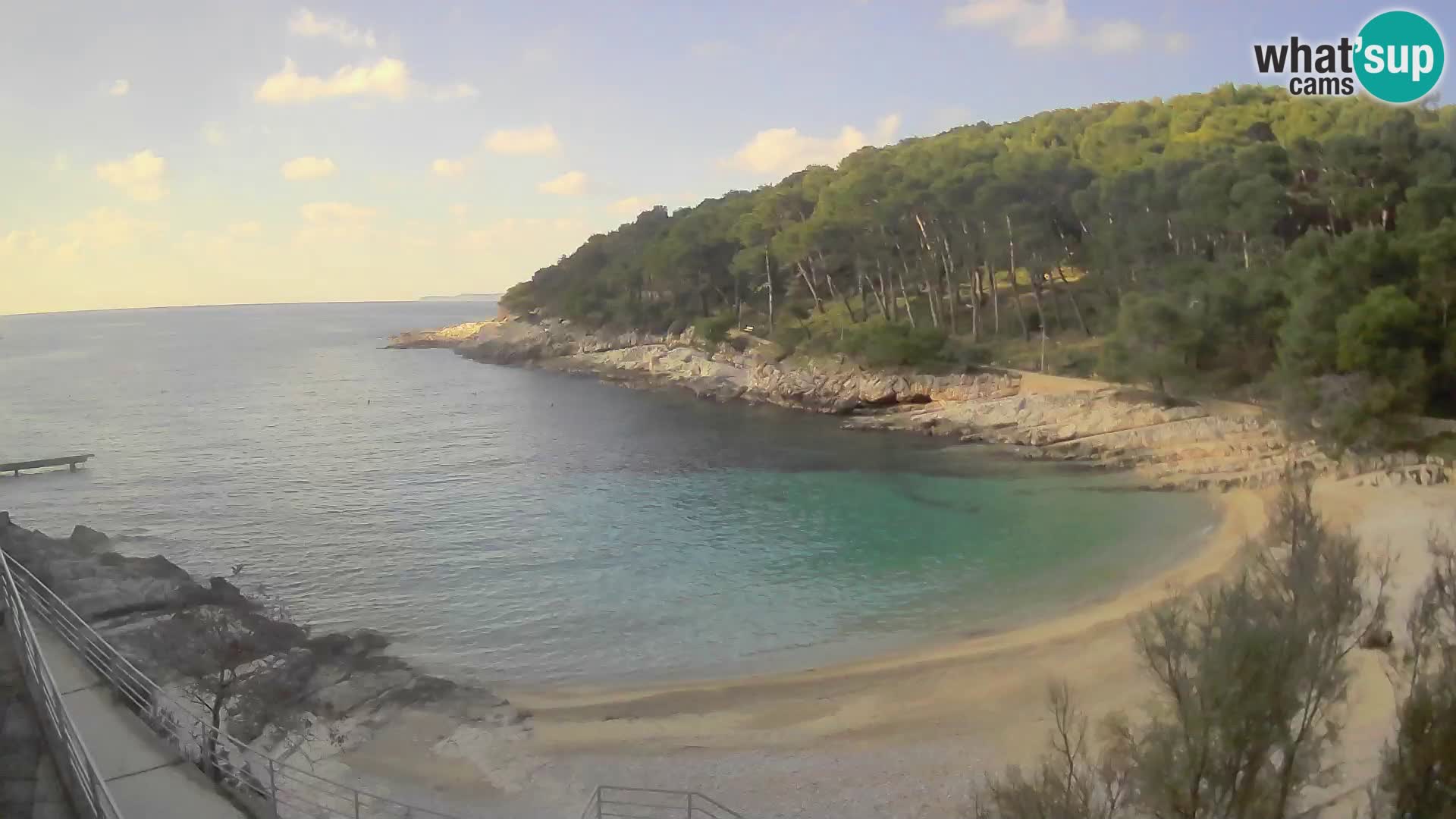 Webcam Mali Lošinj – spiaggia Sunčana uvala – Veli Žal