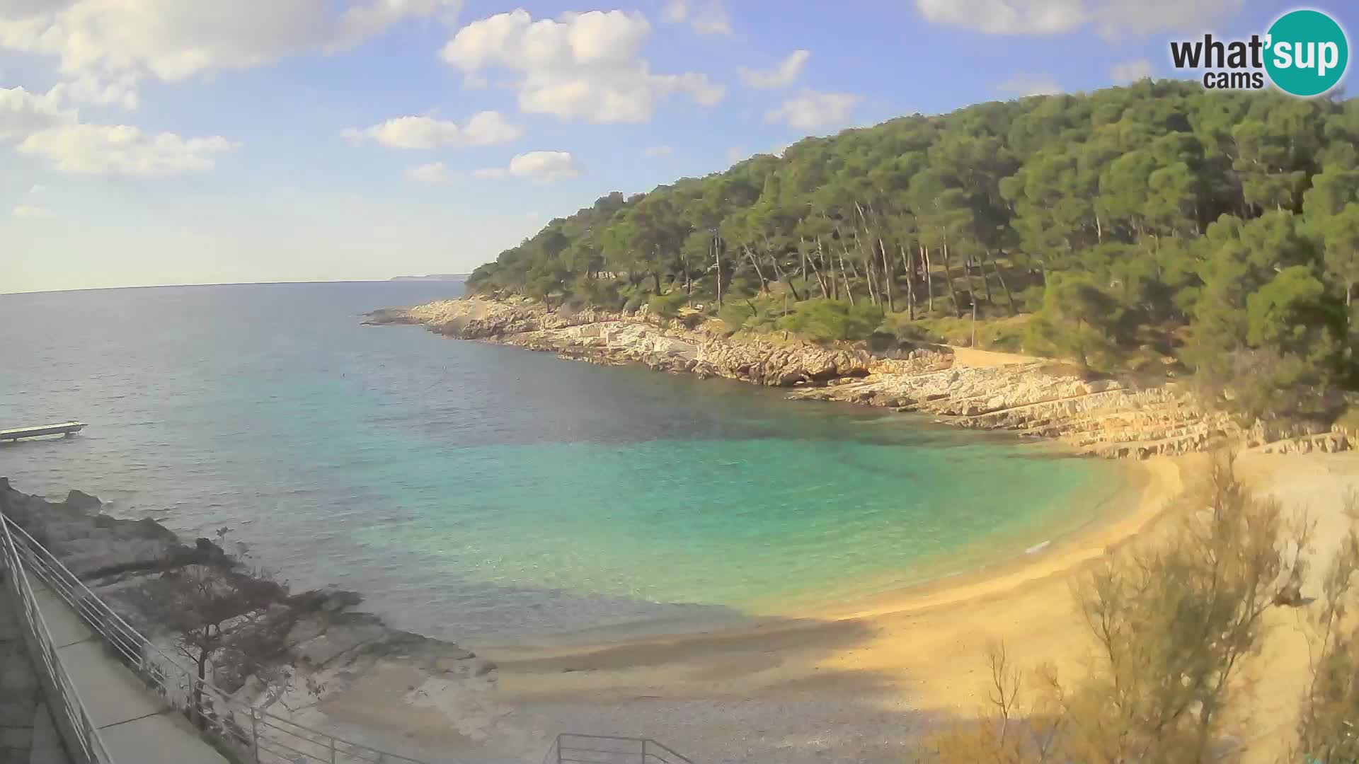 Webcam Mali Lošinj – Sunčana uvala Strand – Veli Žal