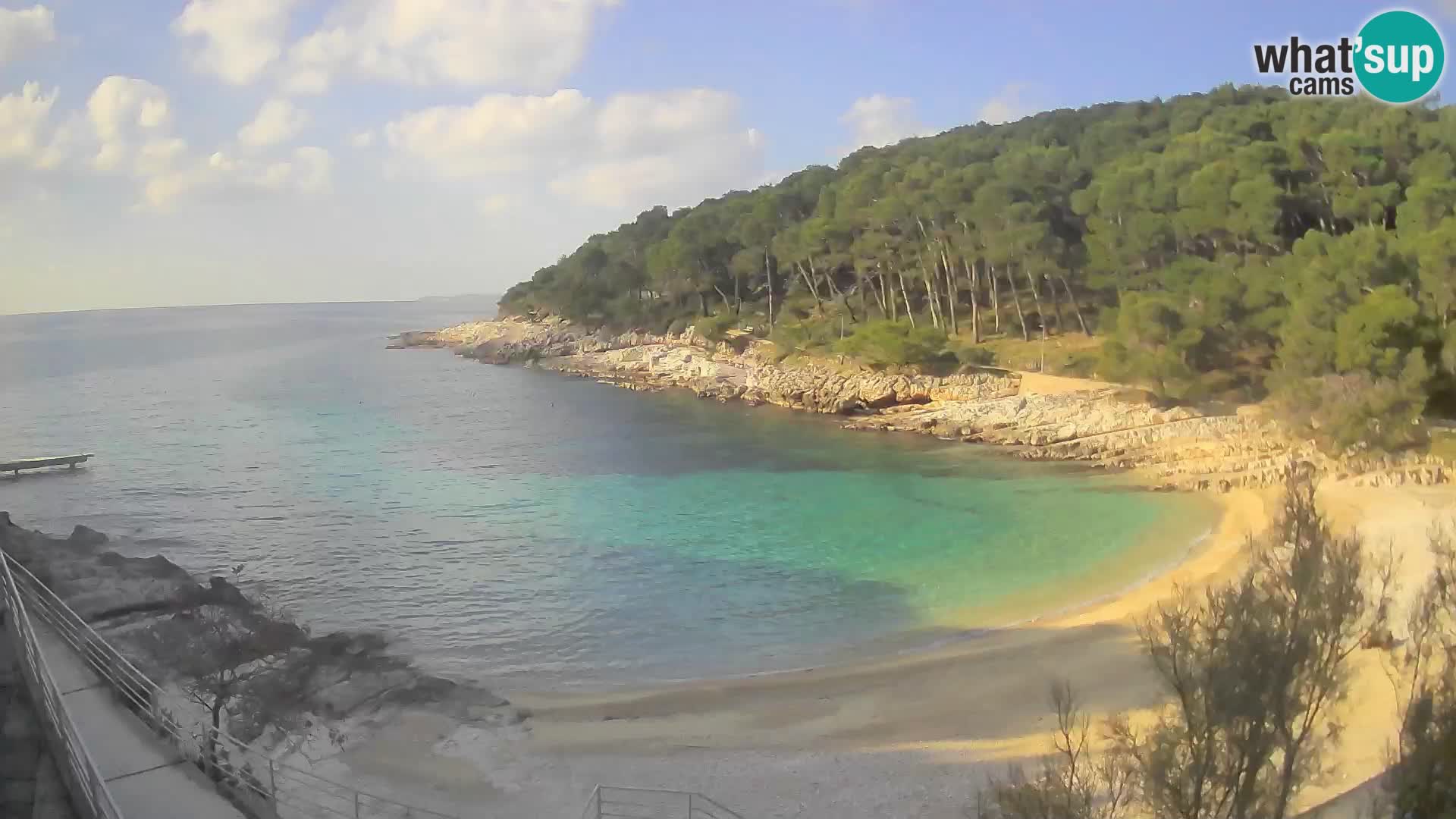 Spletna Kamera Mali Lošinj – plaža Sunčana uvala – Veli Žal