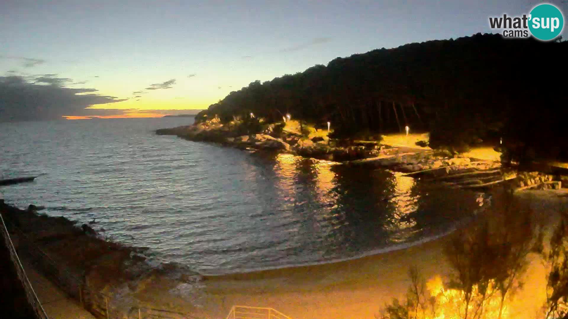 Webcam Mali Lošinj – Sunčana uvala Strand – Veli Žal