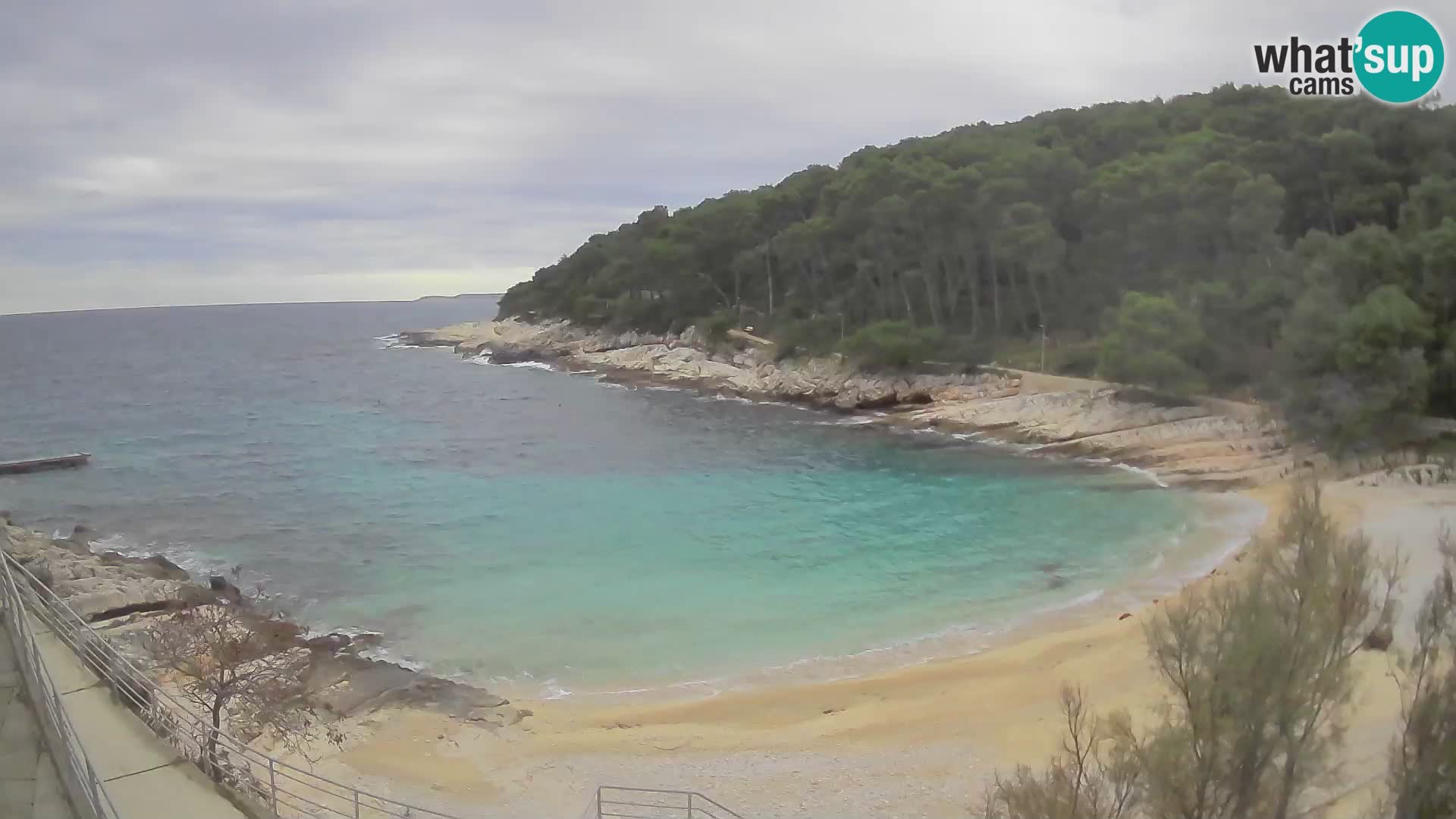 Webcam Mali Lošinj – spiaggia Sunčana uvala – Veli Žal