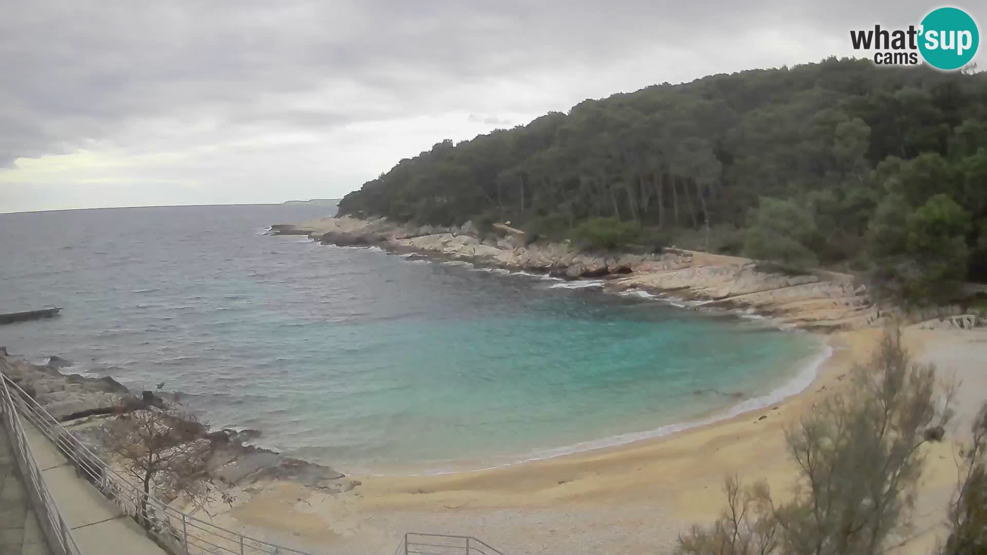 Spletna Kamera Mali Lošinj – plaža Sunčana uvala – Veli Žal