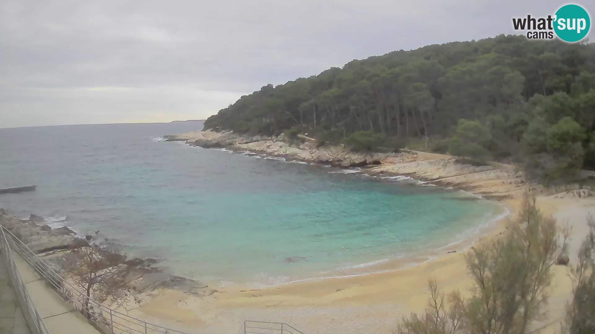 Webcam Mali Lošinj – spiaggia Sunčana uvala – Veli Žal