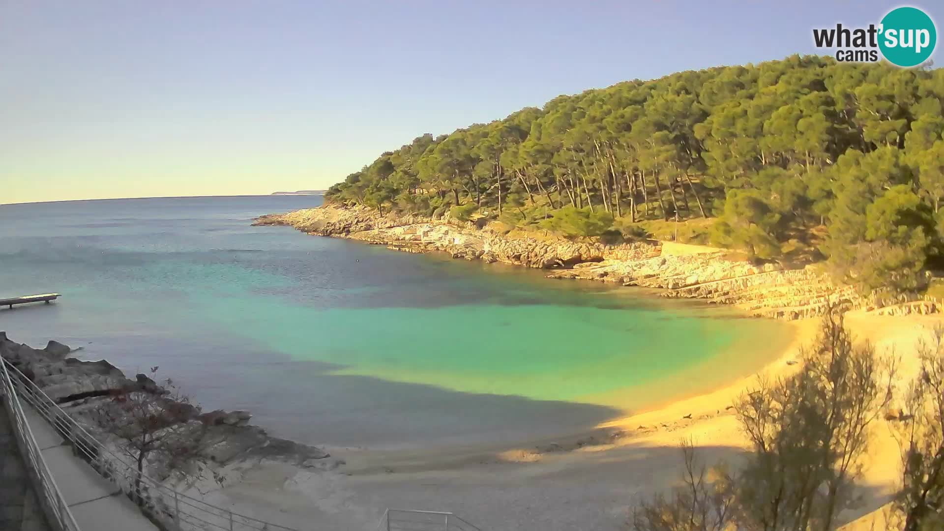 Spletna Kamera Mali Lošinj – plaža Sunčana uvala – Veli Žal