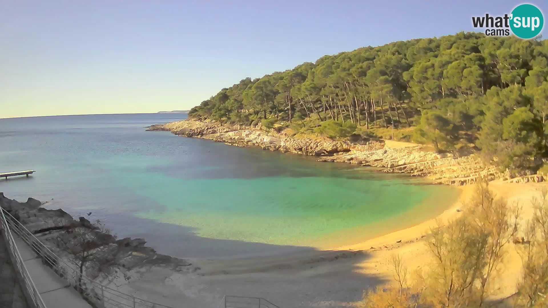 Webcam Mali Lošinj – Sunčana uvala Strand – Veli Žal