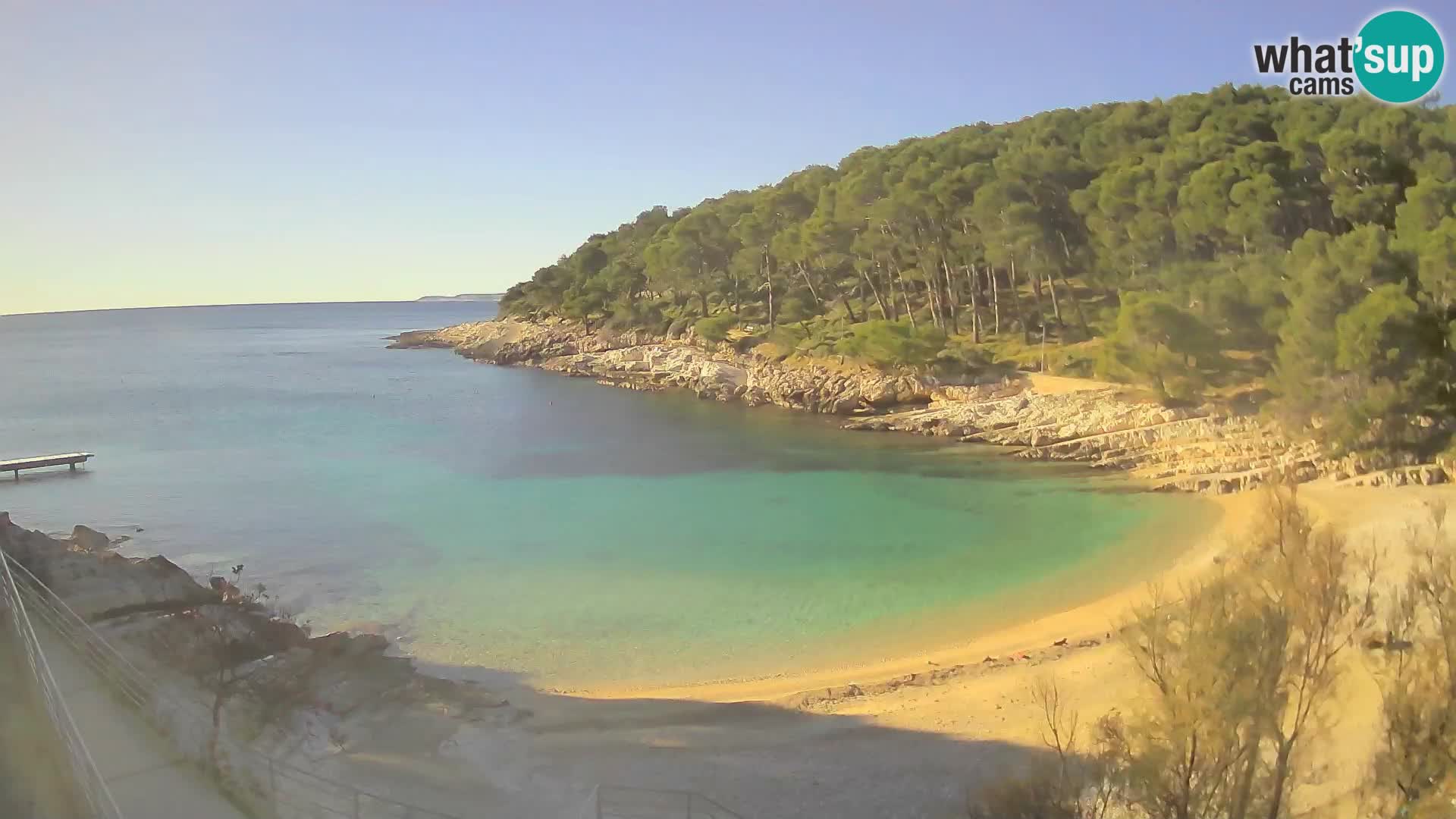 Webcam Mali Lošinj – Sunčana uvala Strand – Veli Žal