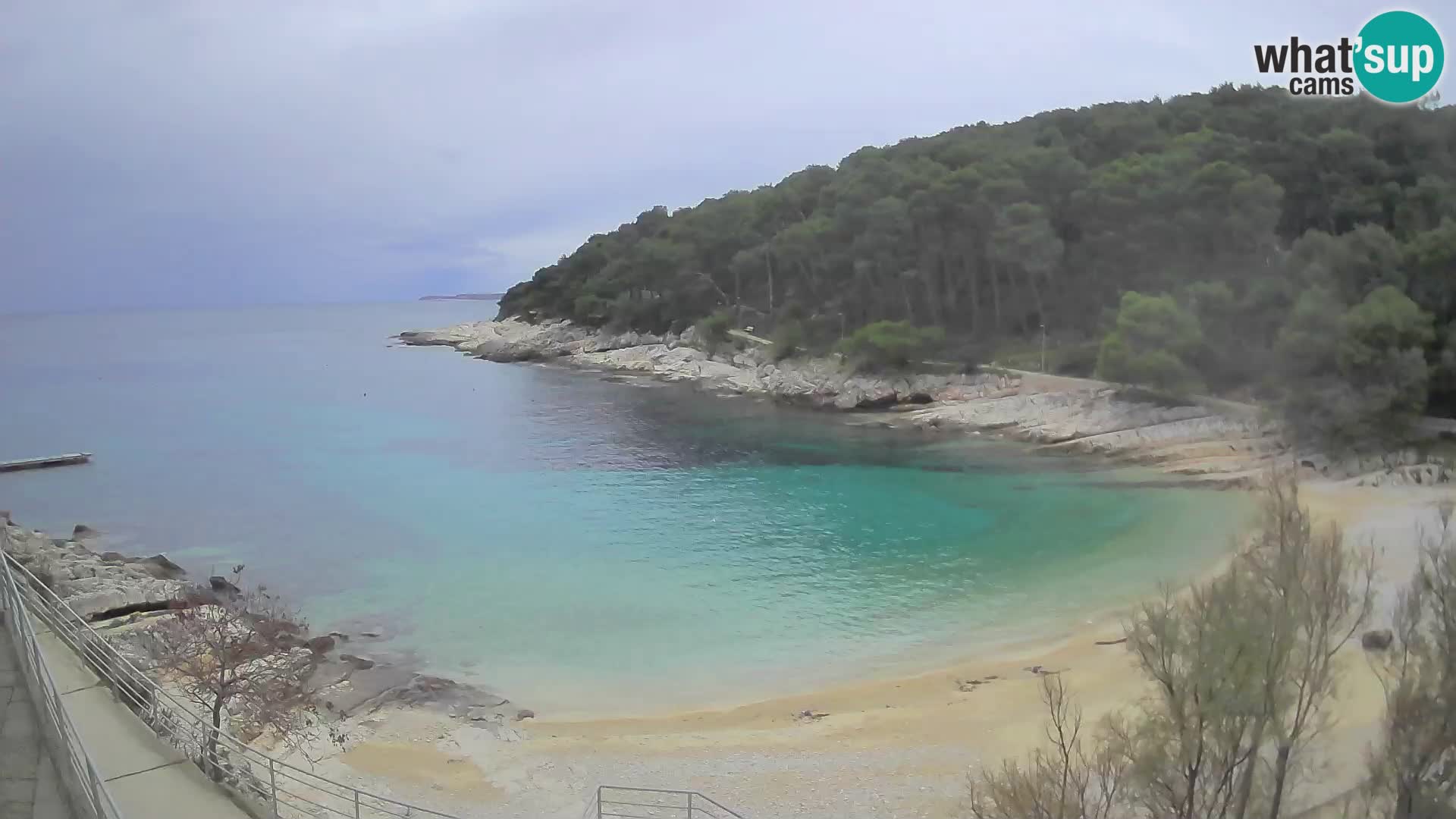 Spletna Kamera Mali Lošinj – plaža Sunčana uvala – Veli Žal