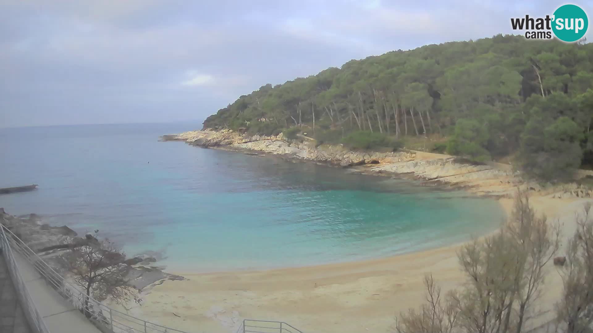 Spletna Kamera Mali Lošinj – plaža Sunčana uvala – Veli Žal