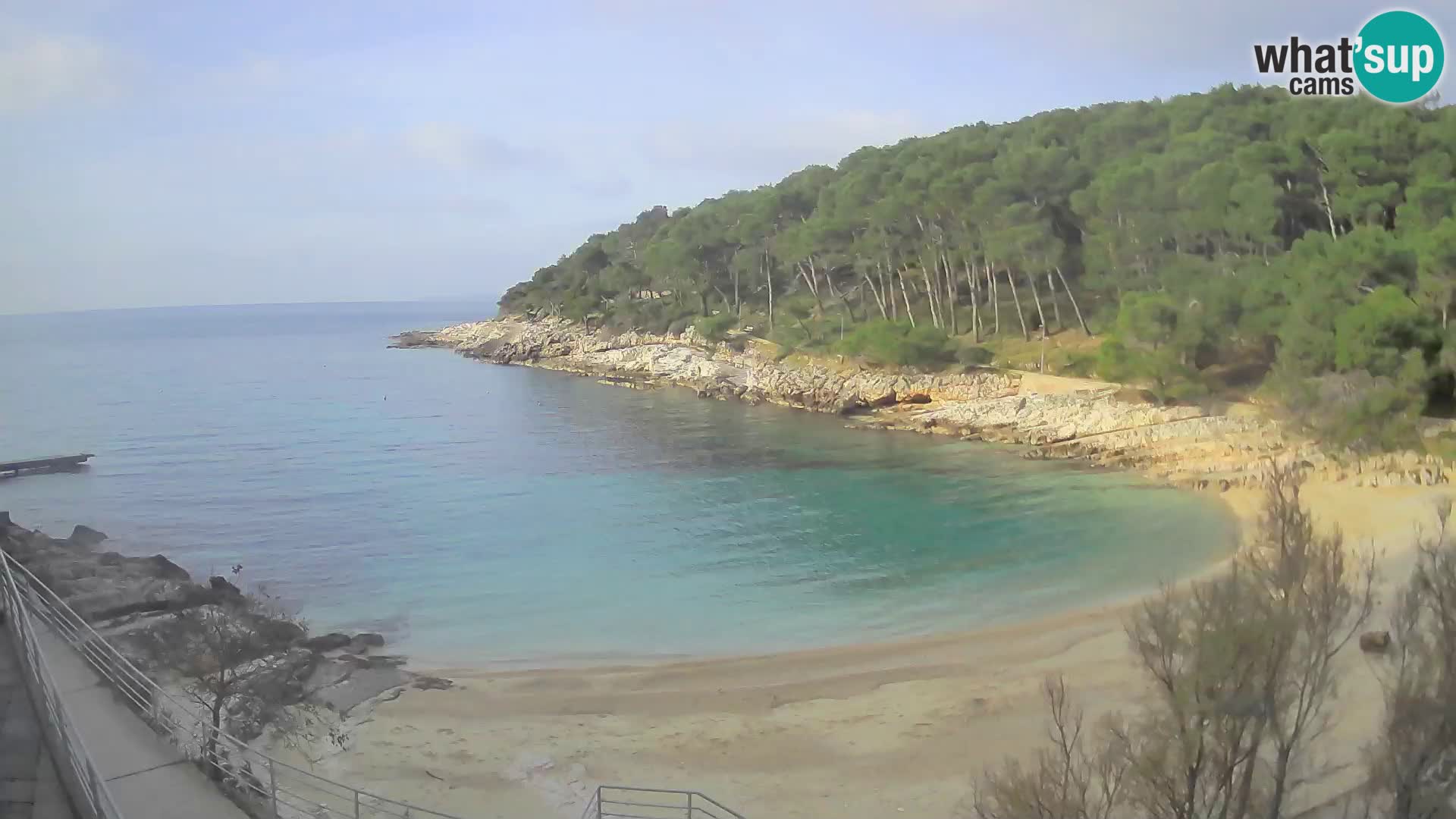 Spletna Kamera Mali Lošinj – plaža Sunčana uvala – Veli Žal