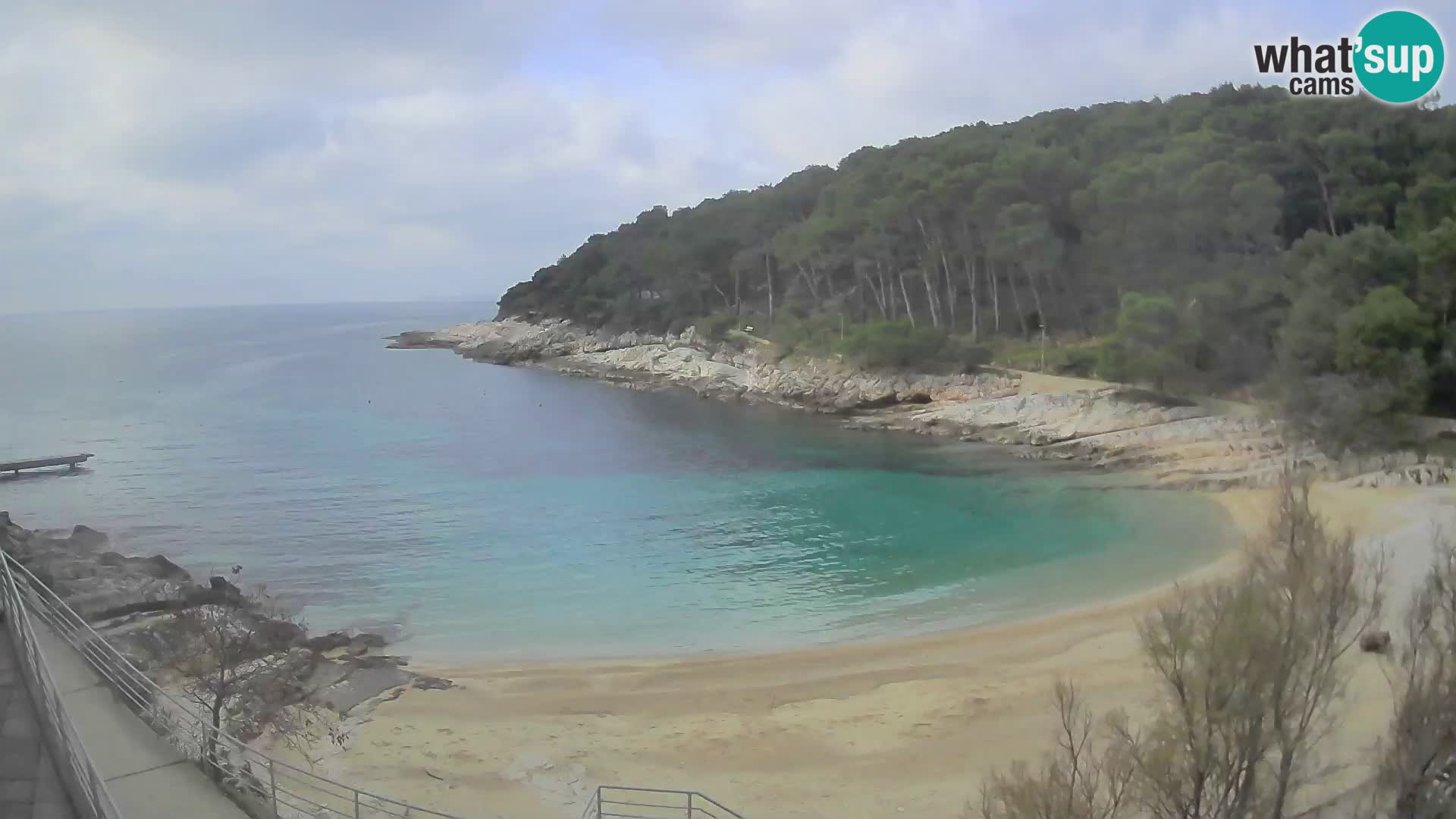 Spletna Kamera Mali Lošinj – plaža Sunčana uvala – Veli Žal