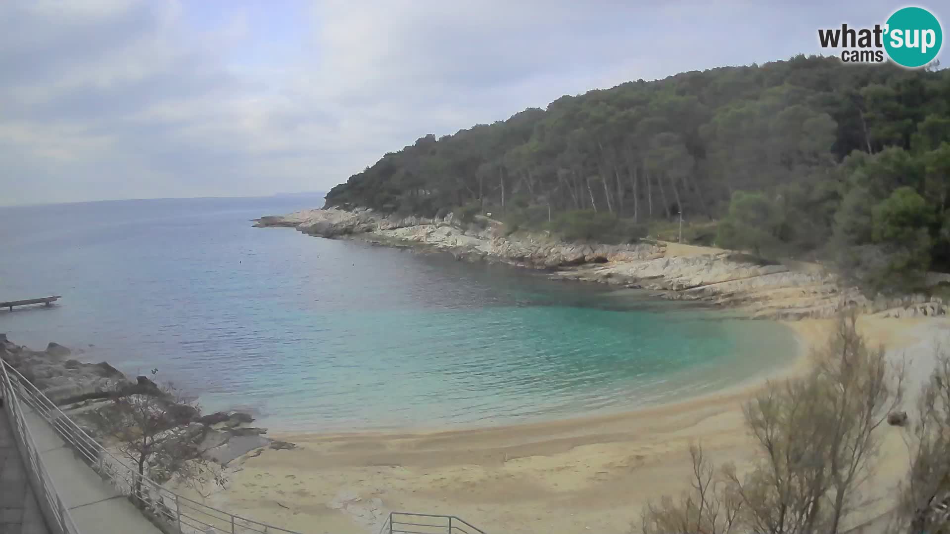 Spletna Kamera Mali Lošinj – plaža Sunčana uvala – Veli Žal